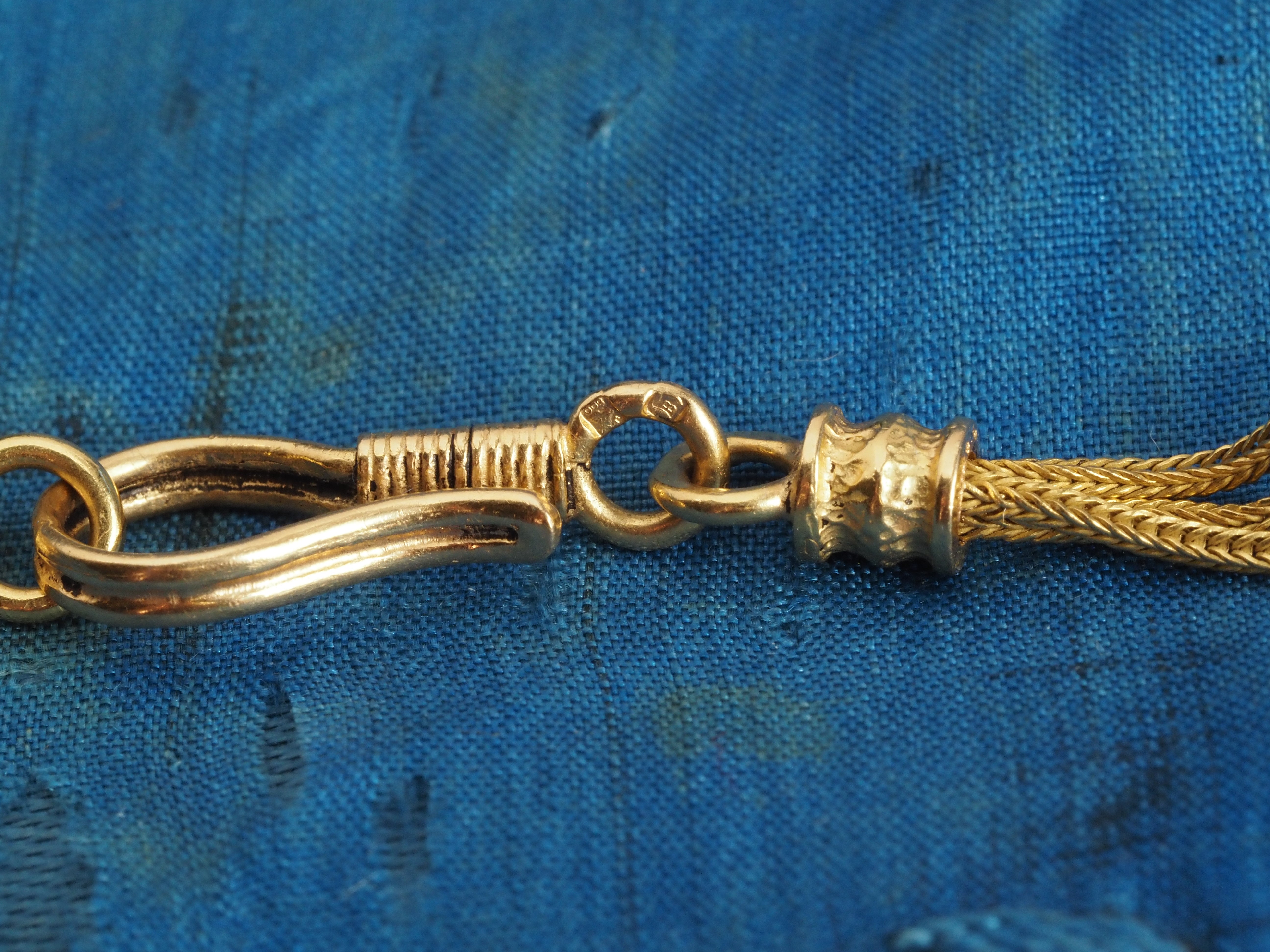 Vintage Portuguese Triple Rope 19k Gold Necklace