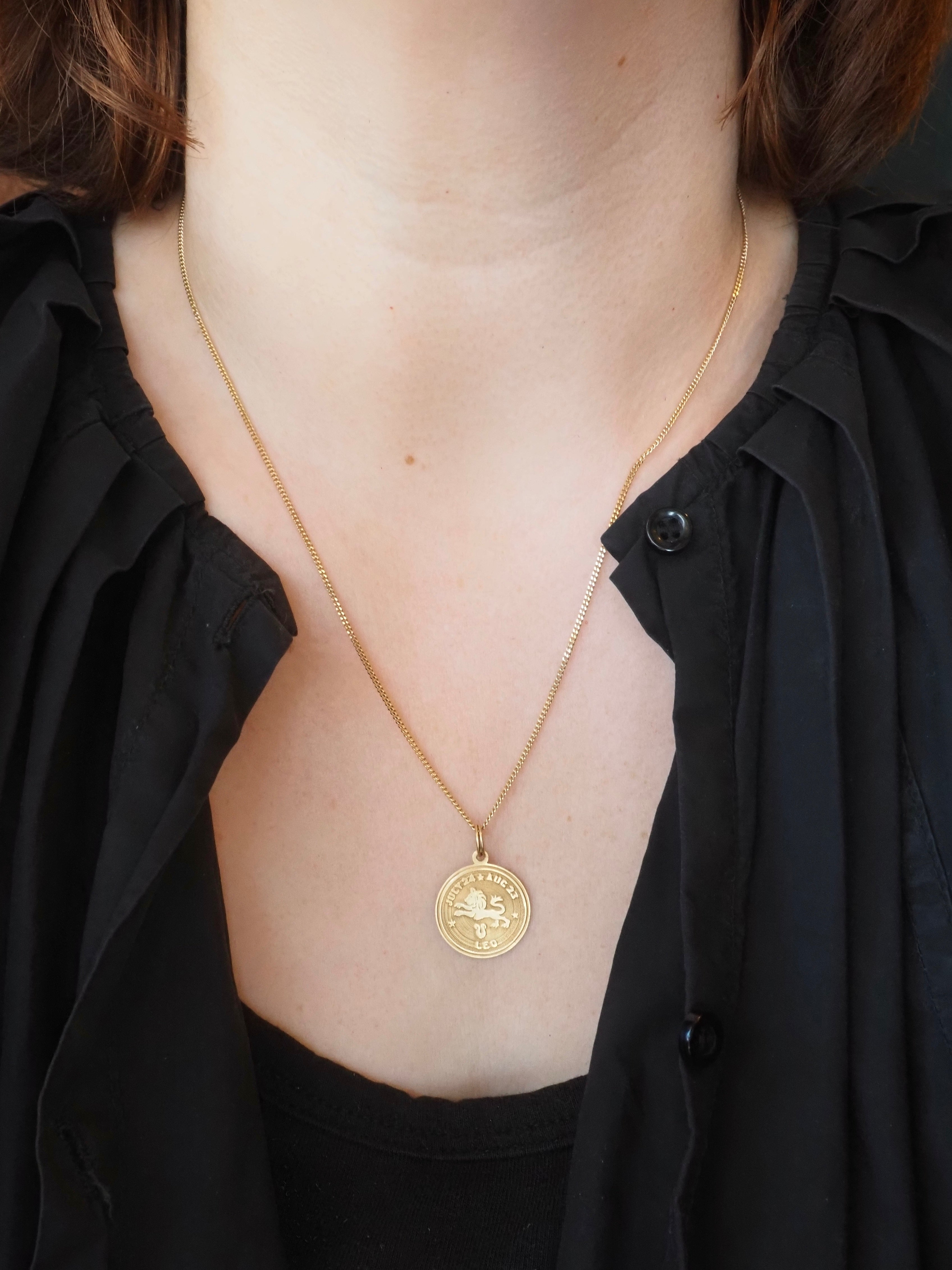 Vintage 14k Gold Leo Charm