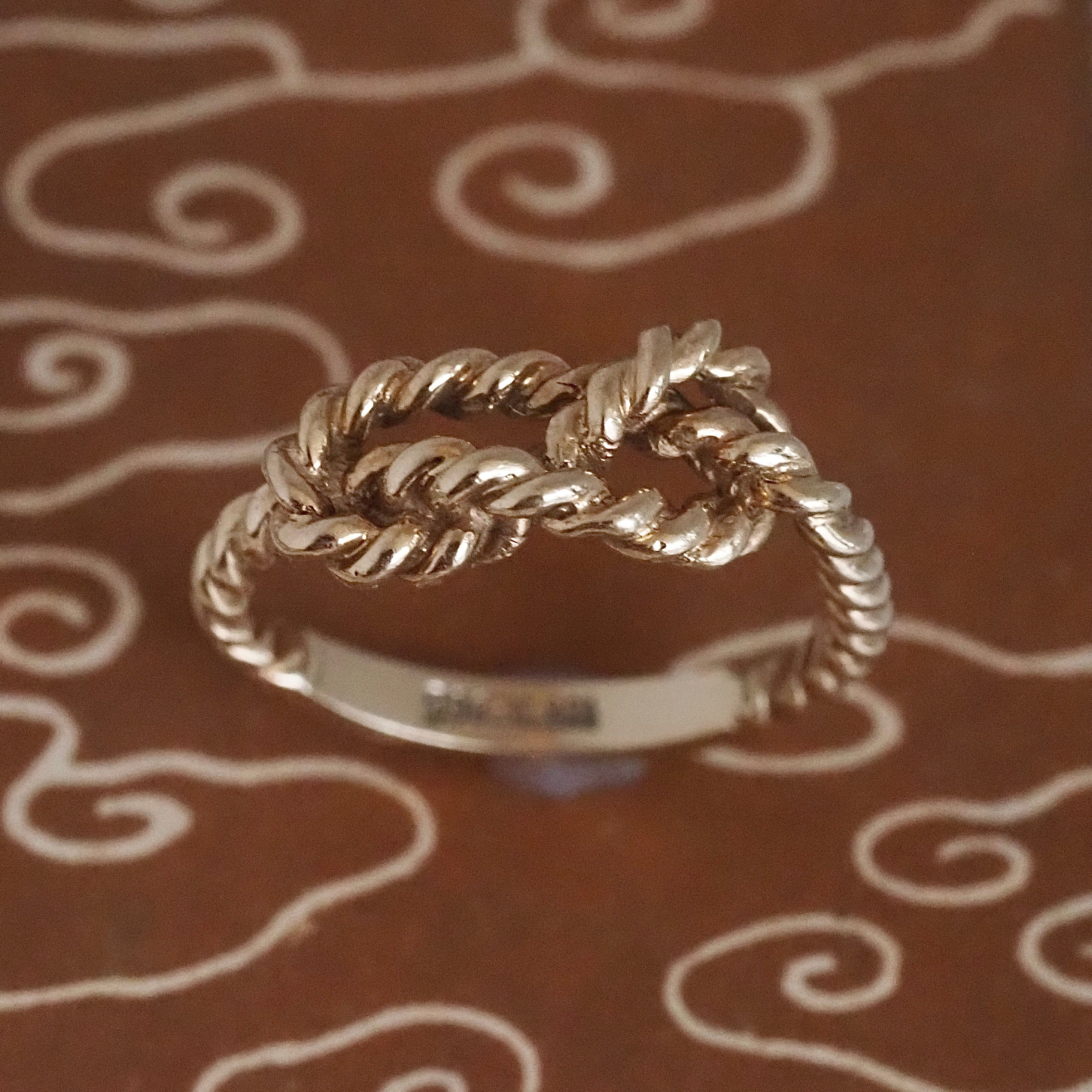 Vintage Twisted Knot 10k Gold Ring