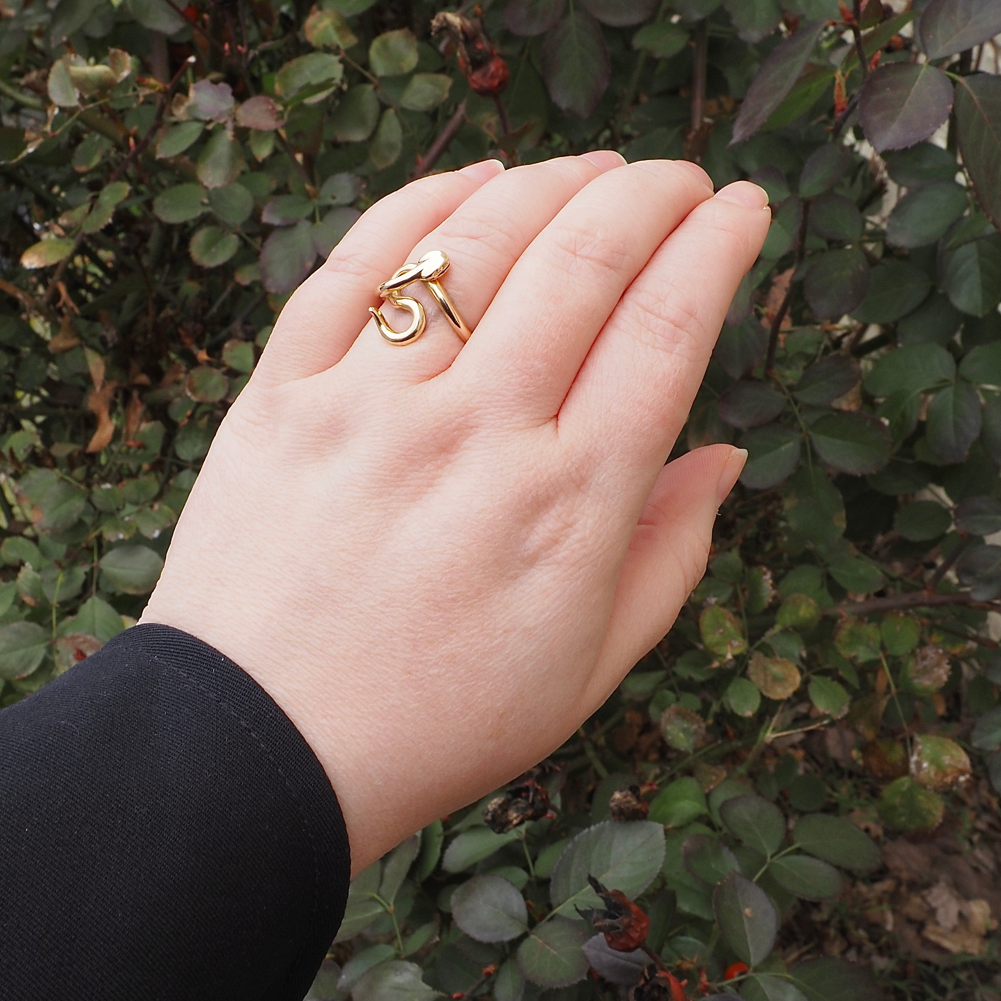 Vintage 14k Gold Snake Ring