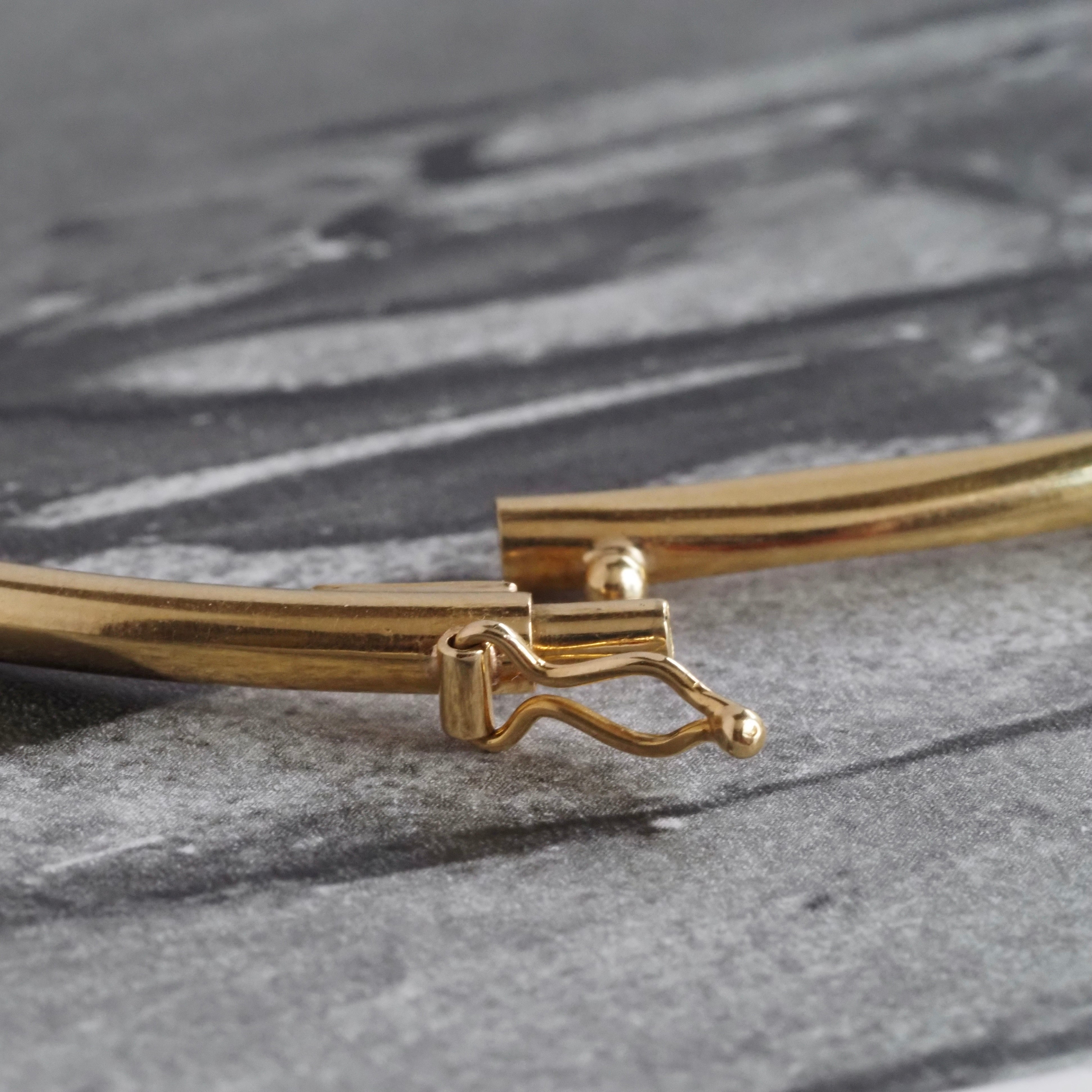Vintage Greek 18k Gold Collar Necklace