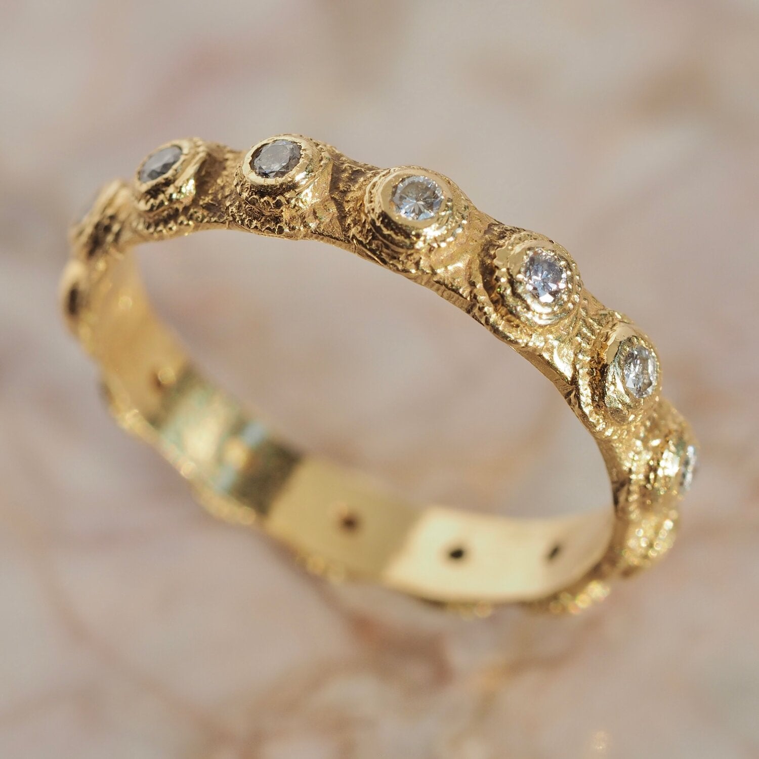 18k Gold Diamond Eternity Band