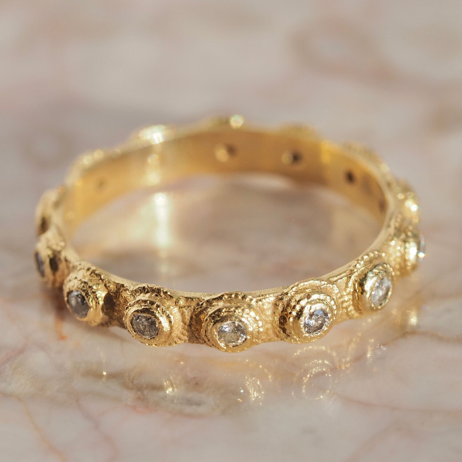 18k Gold Diamond Eternity Band