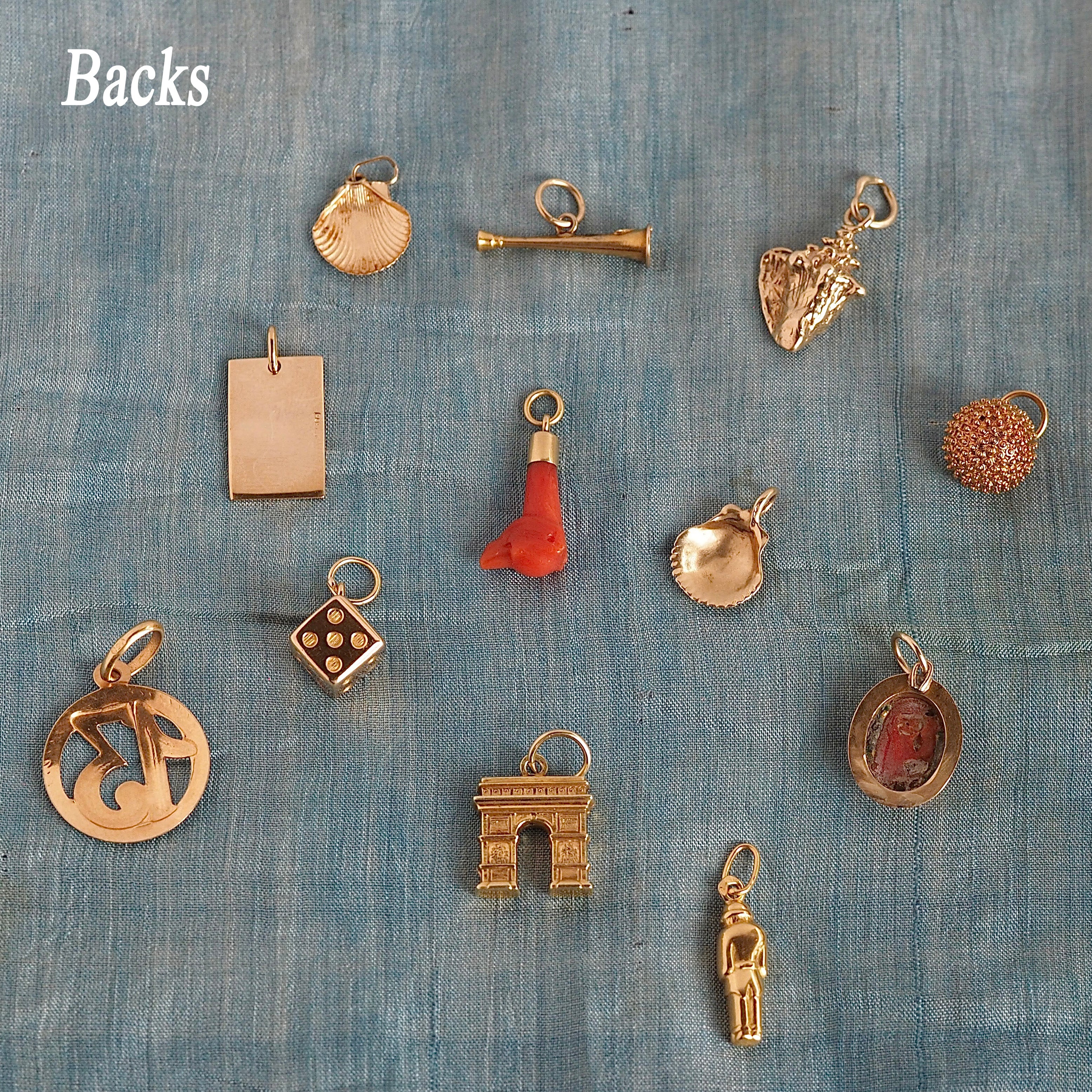 Antique and Vintage Gold Charms