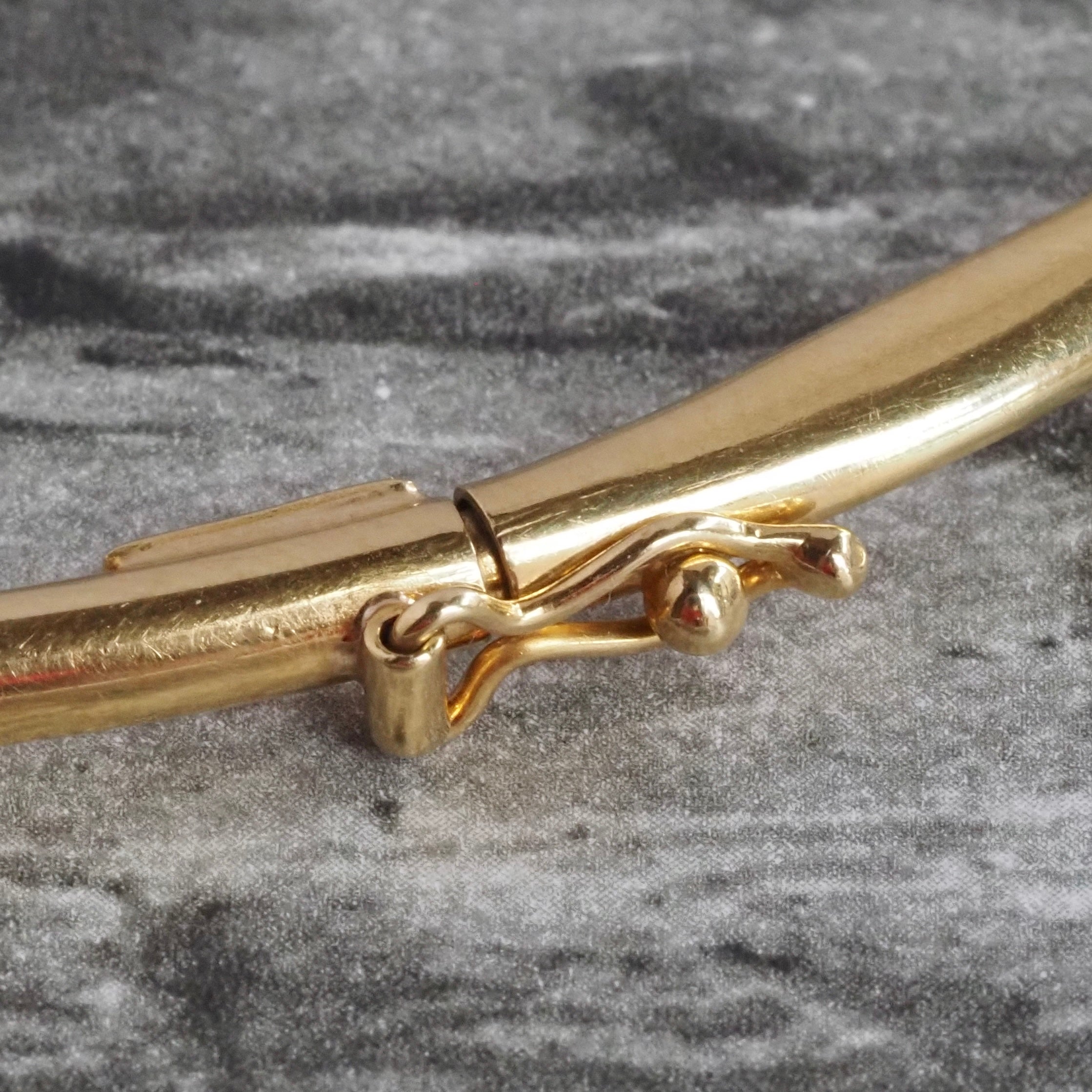 Vintage Greek 18k Gold Collar Necklace