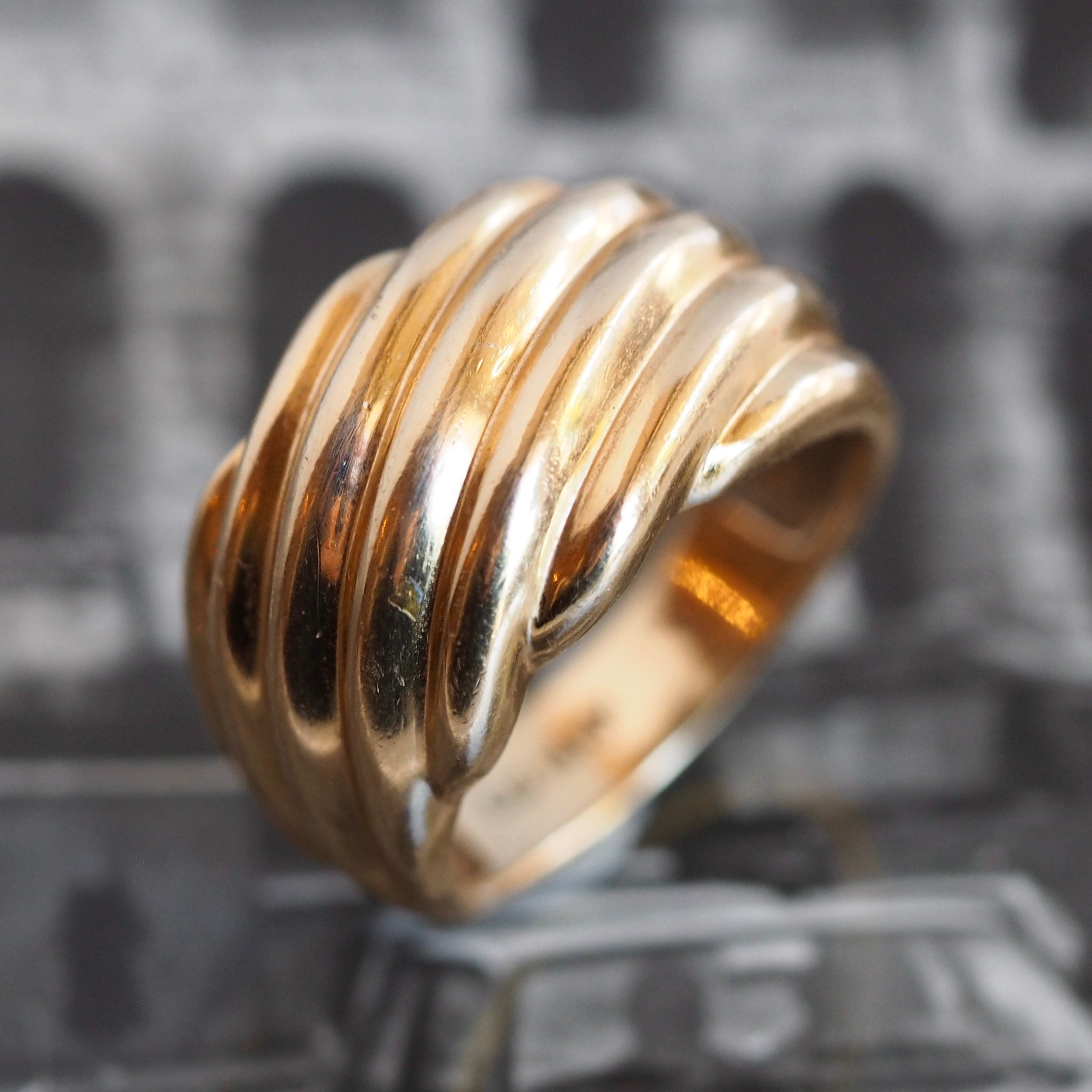 Vintage 14k Gold Shrimp Ring