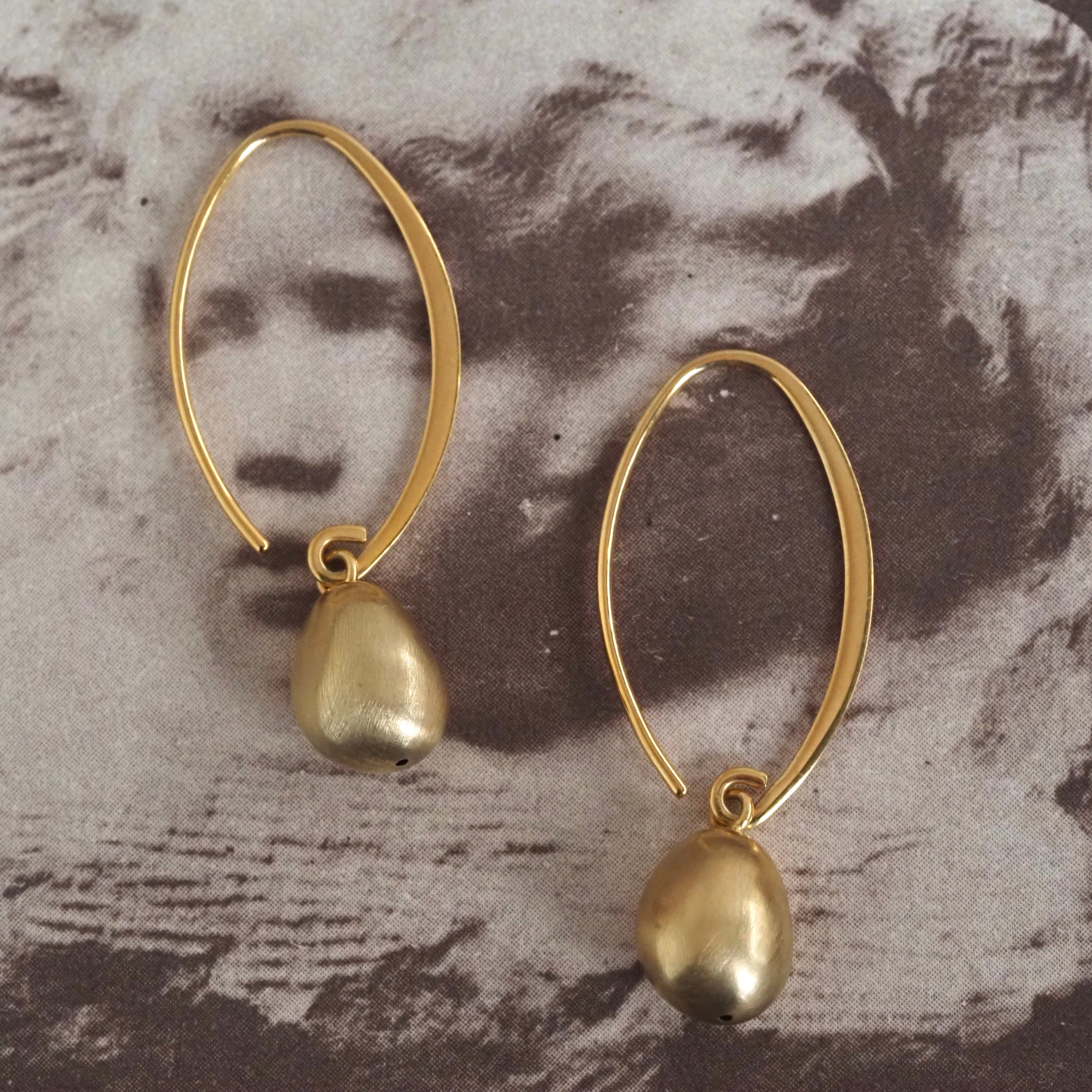 Vintage 14k Gold Drop Earrings