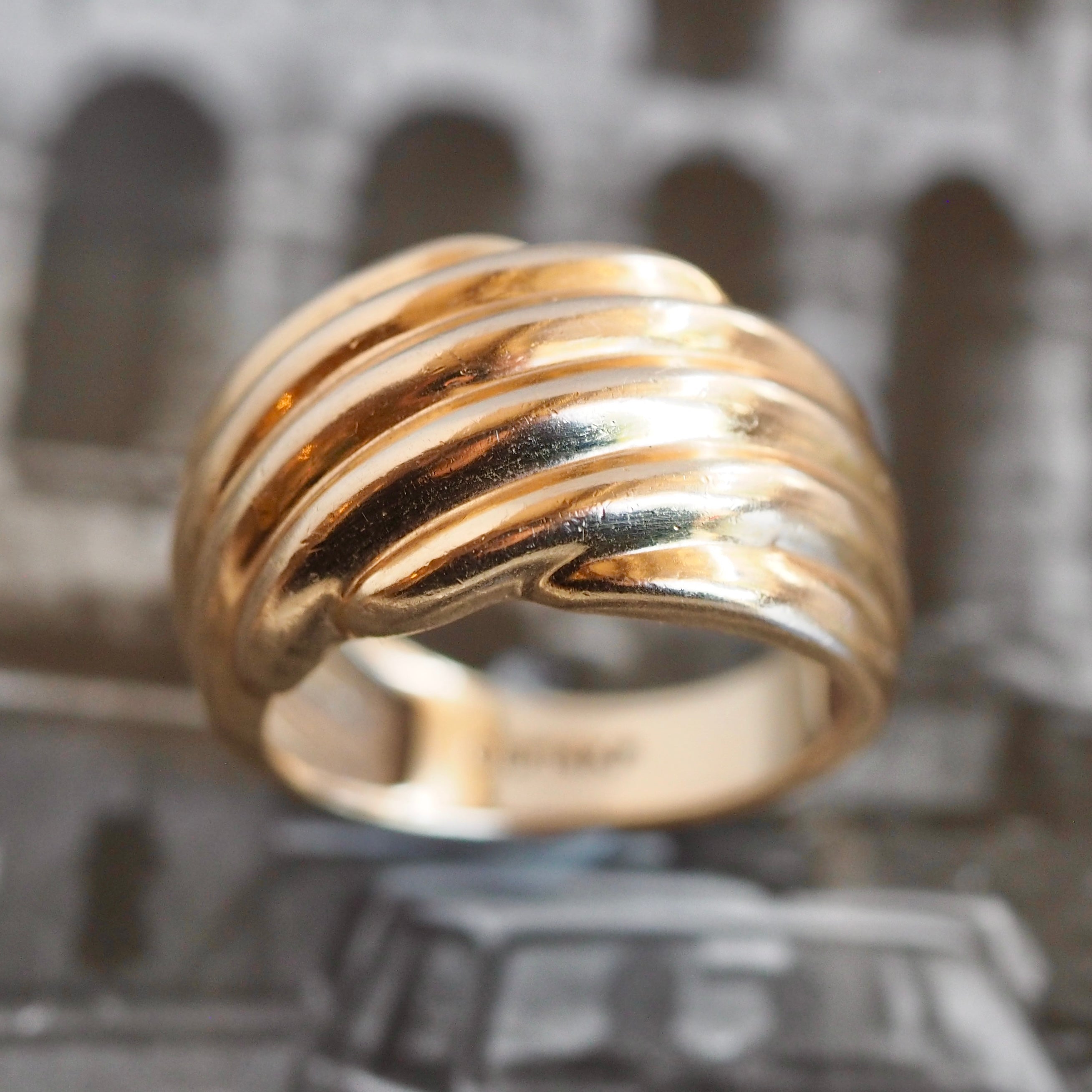 Vintage 14k Gold Shrimp Ring