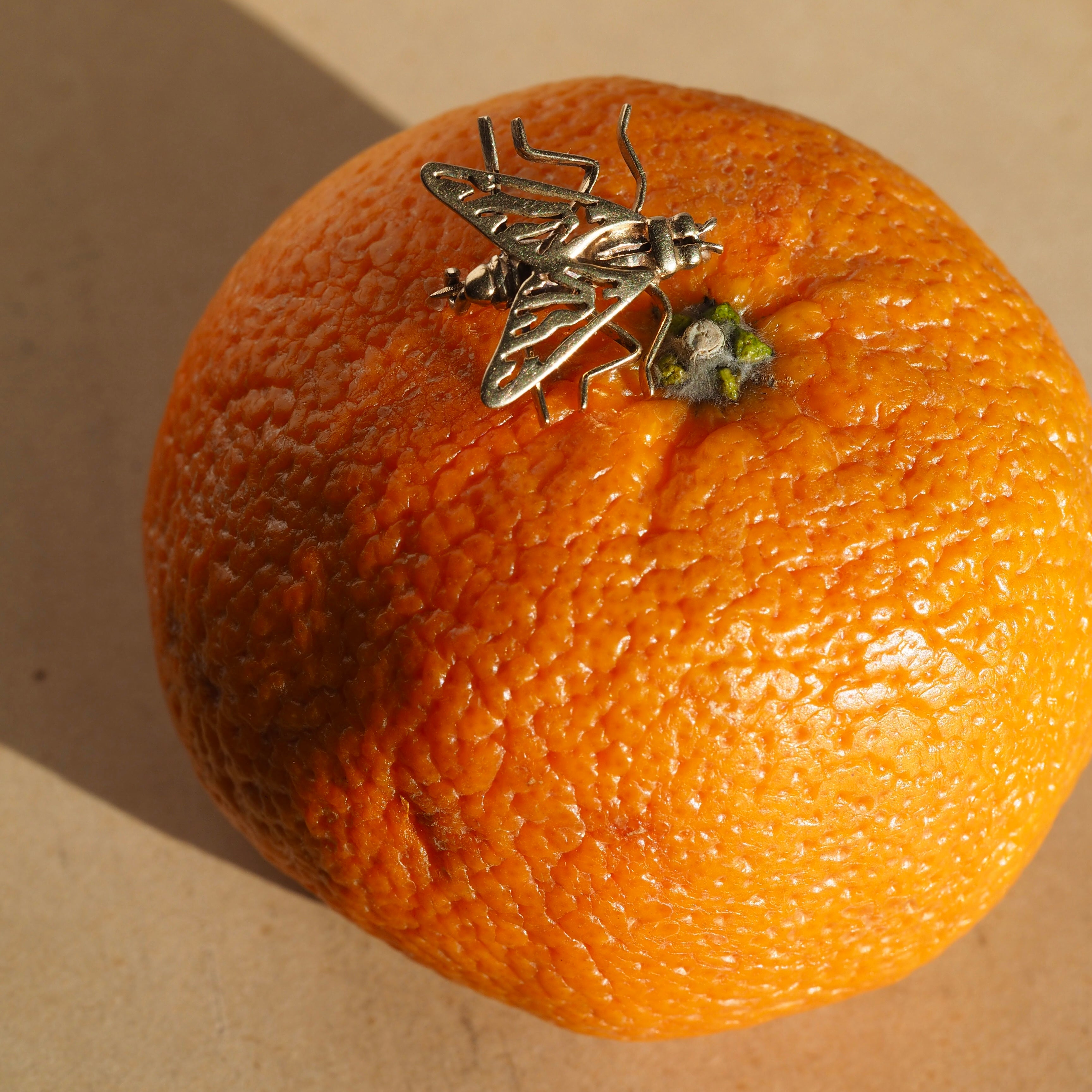 Vintage 14k Gold Fly Pin