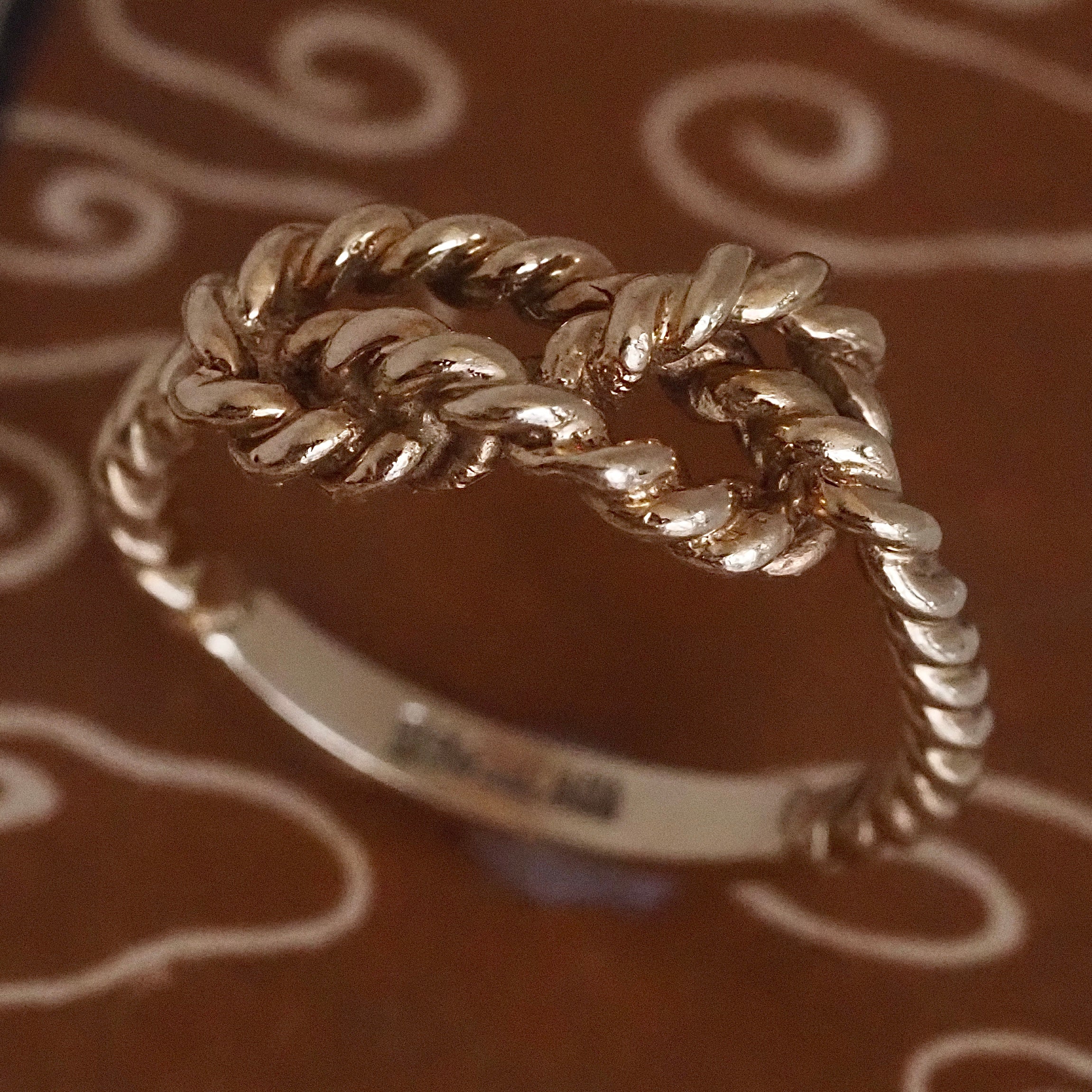 Vintage Twisted Knot 10k Gold Ring