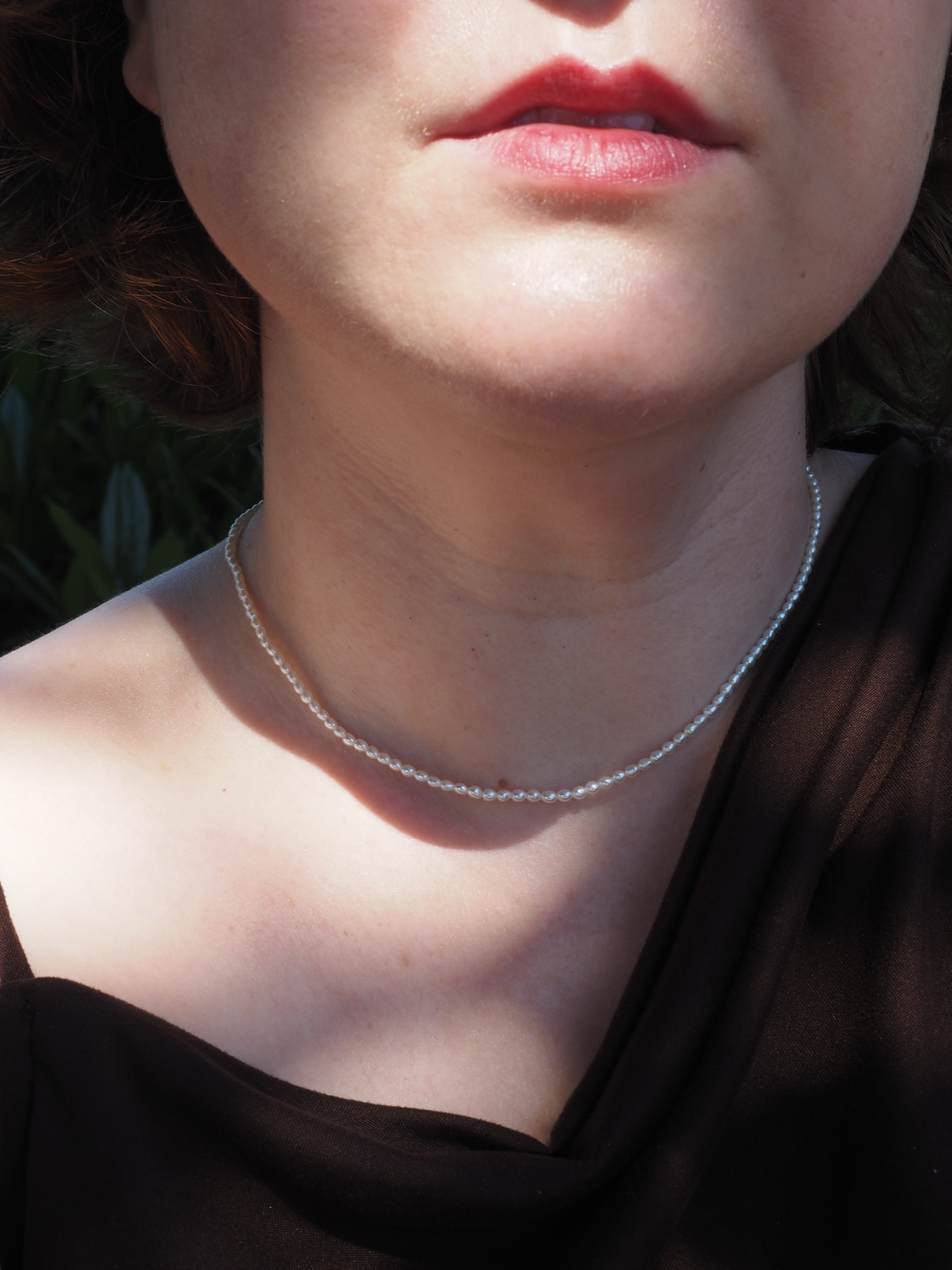 Vintage Seed Pearl Necklace With 14k Gold Clasp