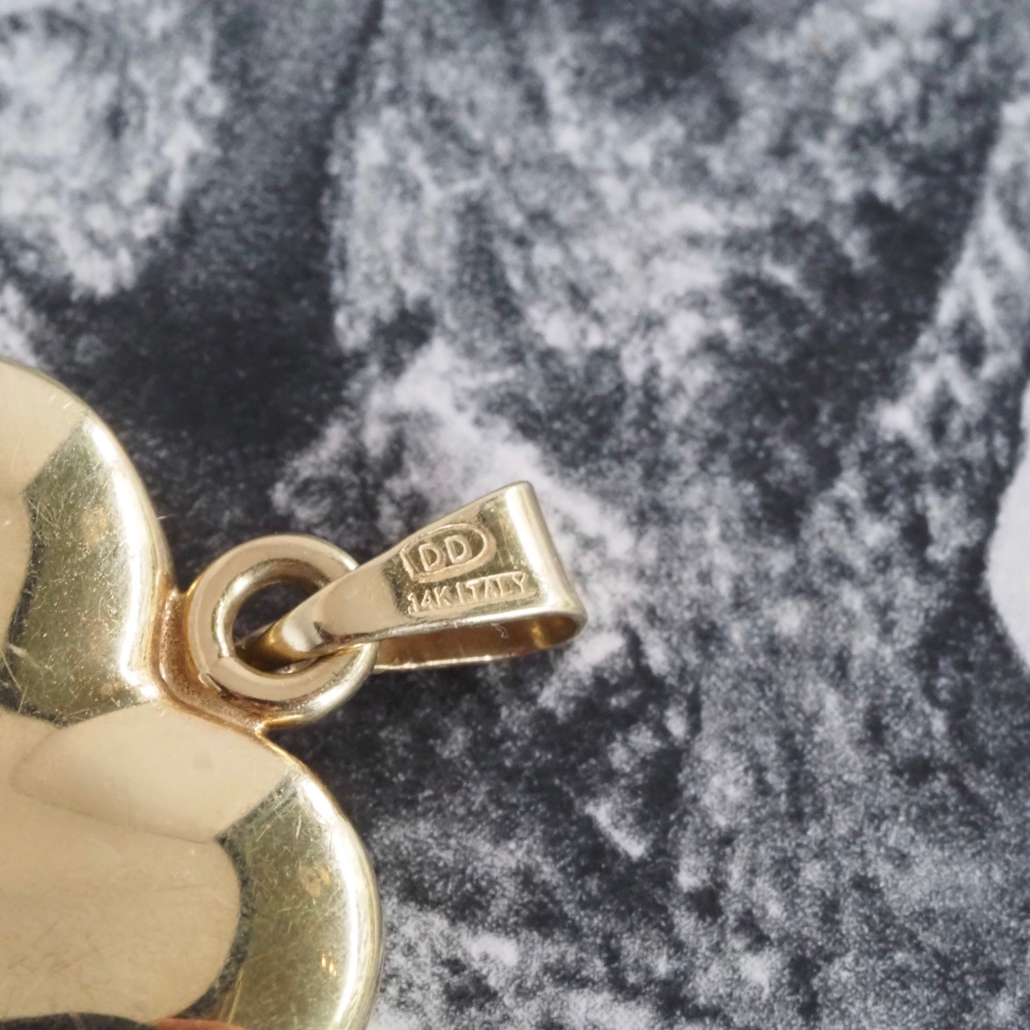 Vintage Italian 14k Gold Heart Locket