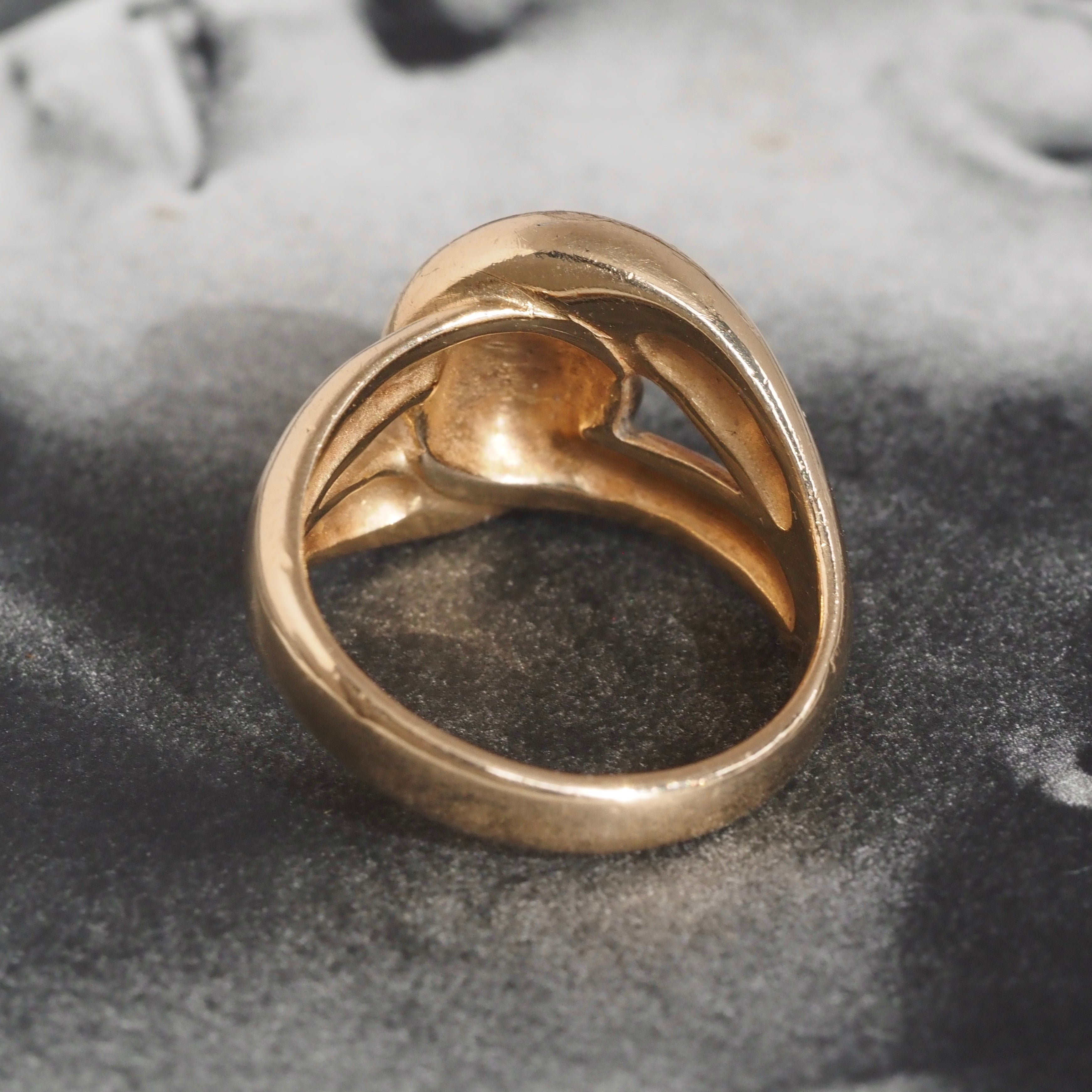 Vintage James Avery 14k Gold Large Knot Ring