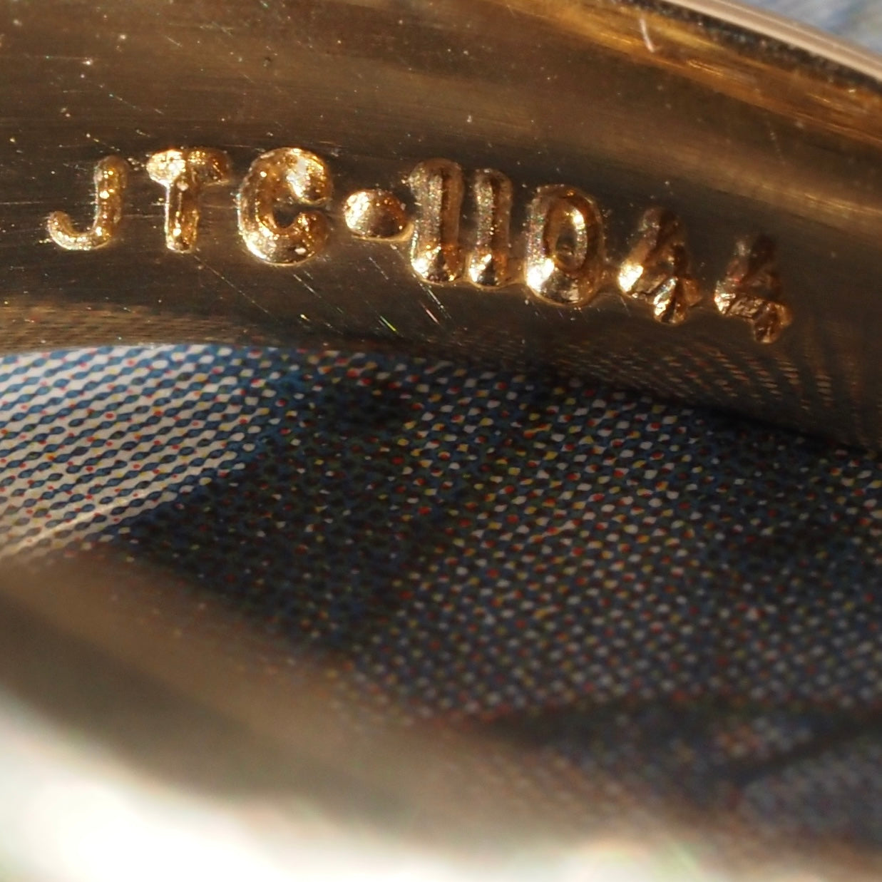 Vintage Diamond Horseshoe 14k Gold Ring