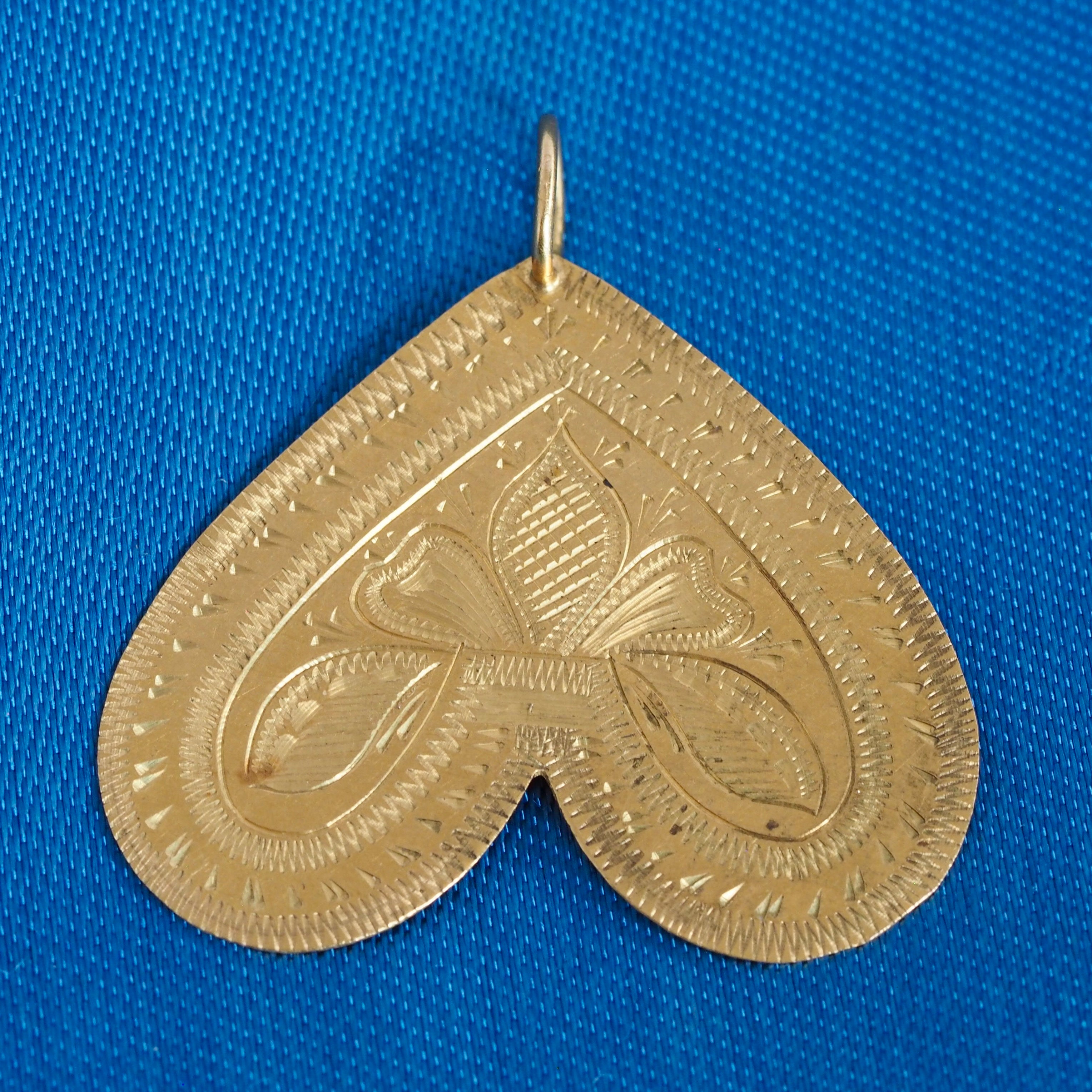 Antique Portuguese 19k Gold Borboleta "Butterfly" Pendant