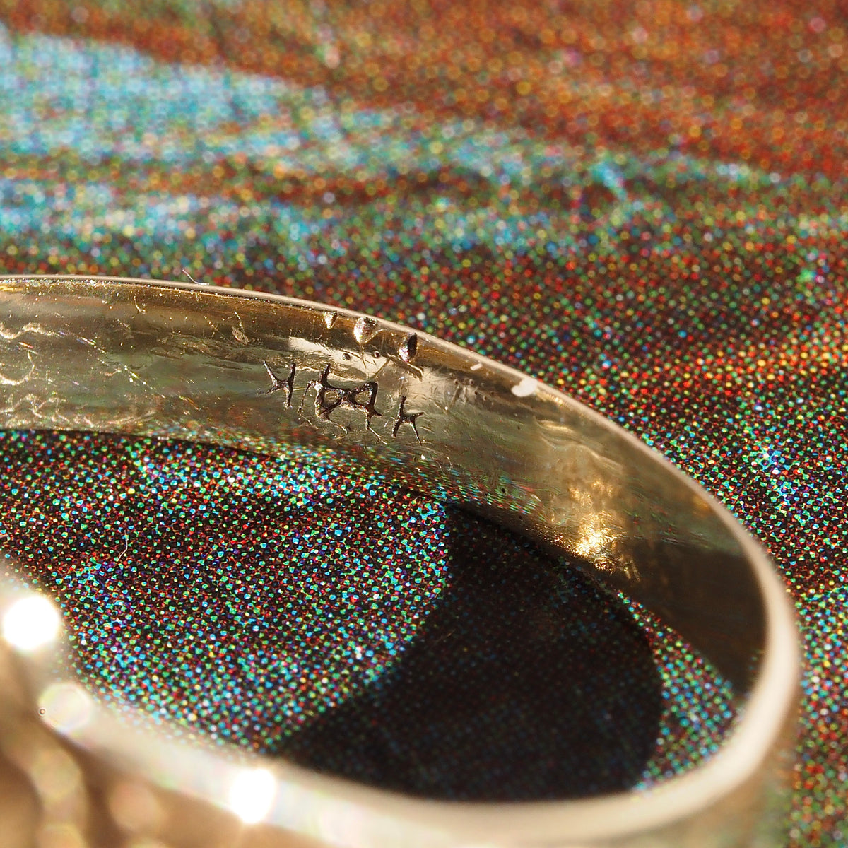 Vintage Mary Signet 14k Gold Ring