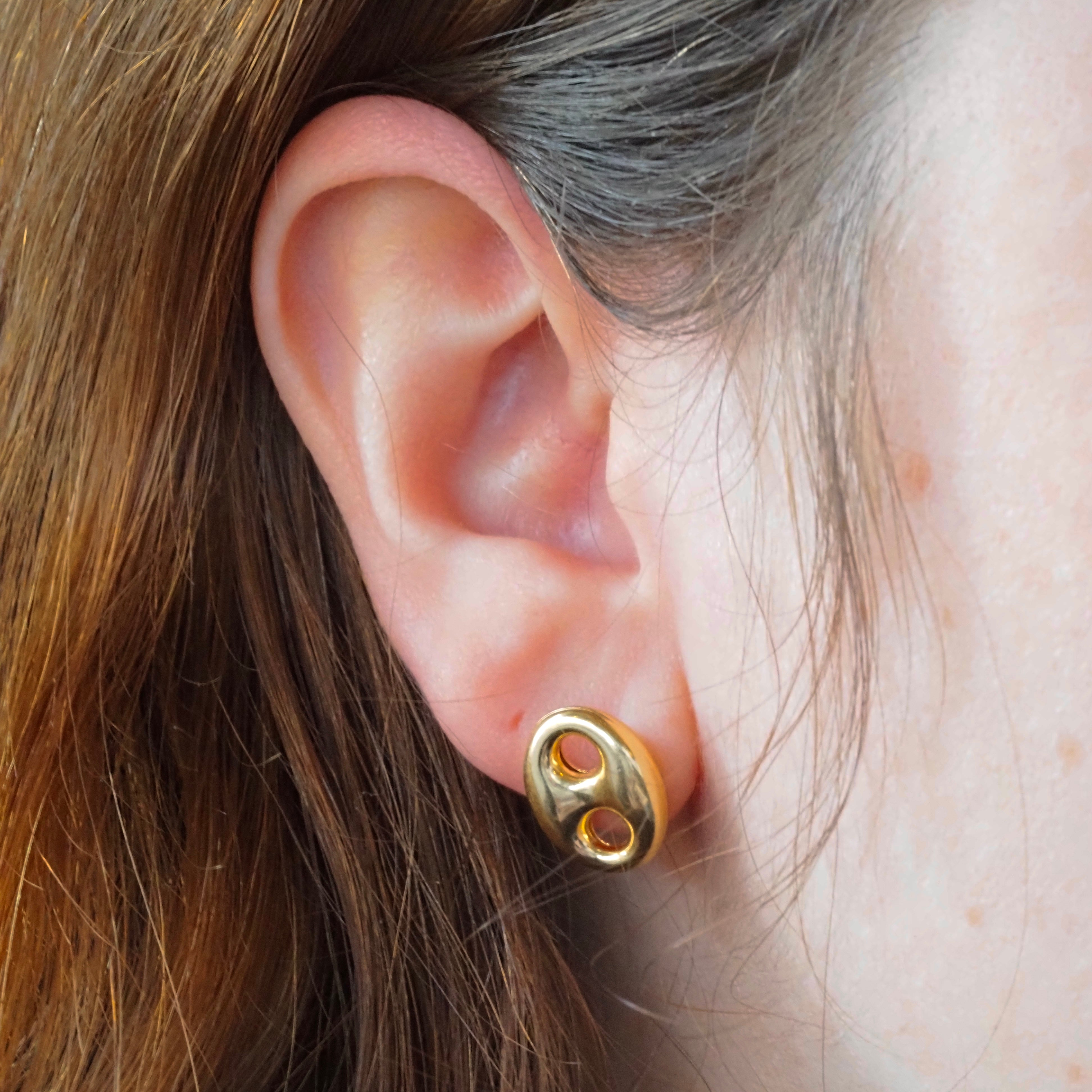 Spanish Mariner Link 18k Gold Earrings