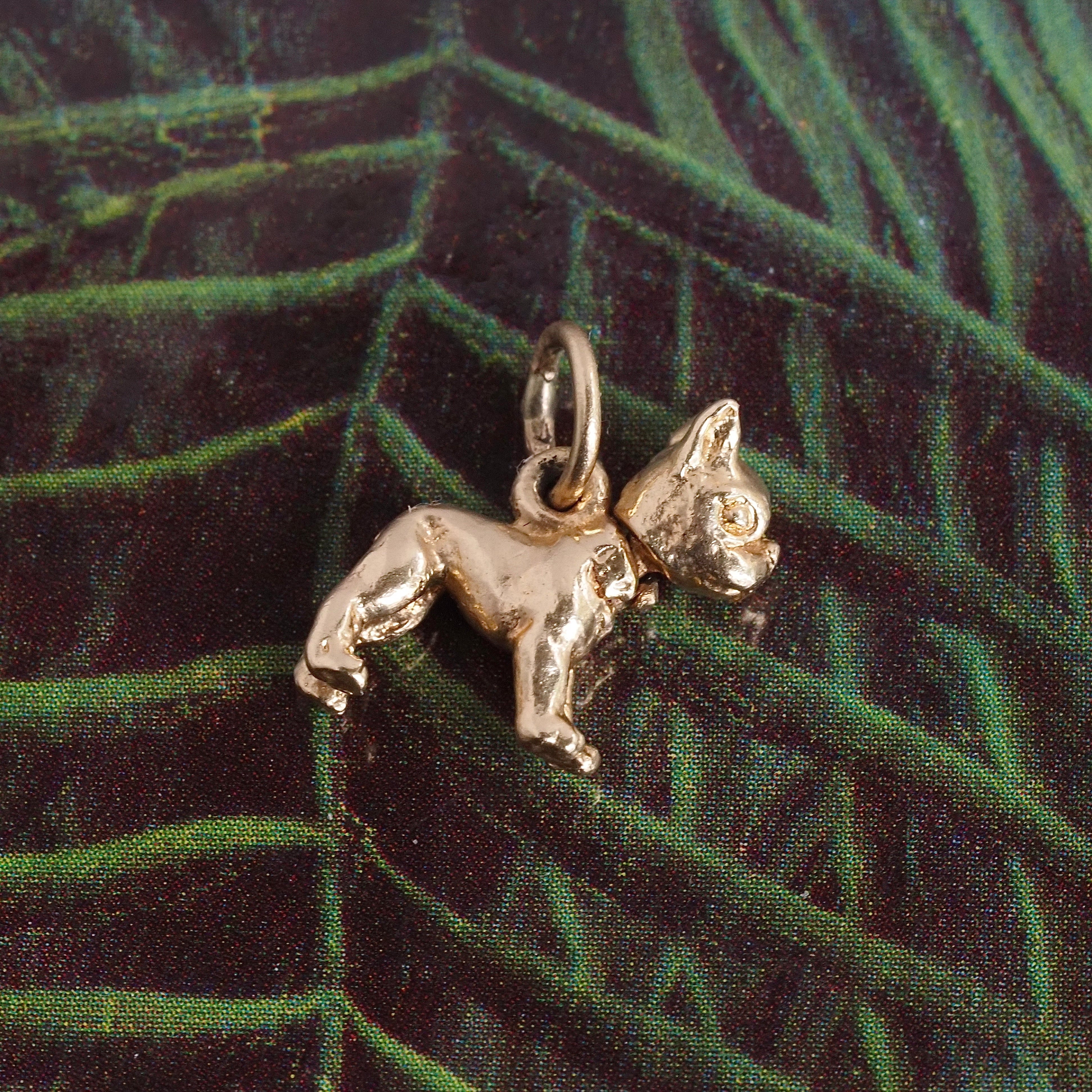 Vintage 14k Gold Boxer Charm