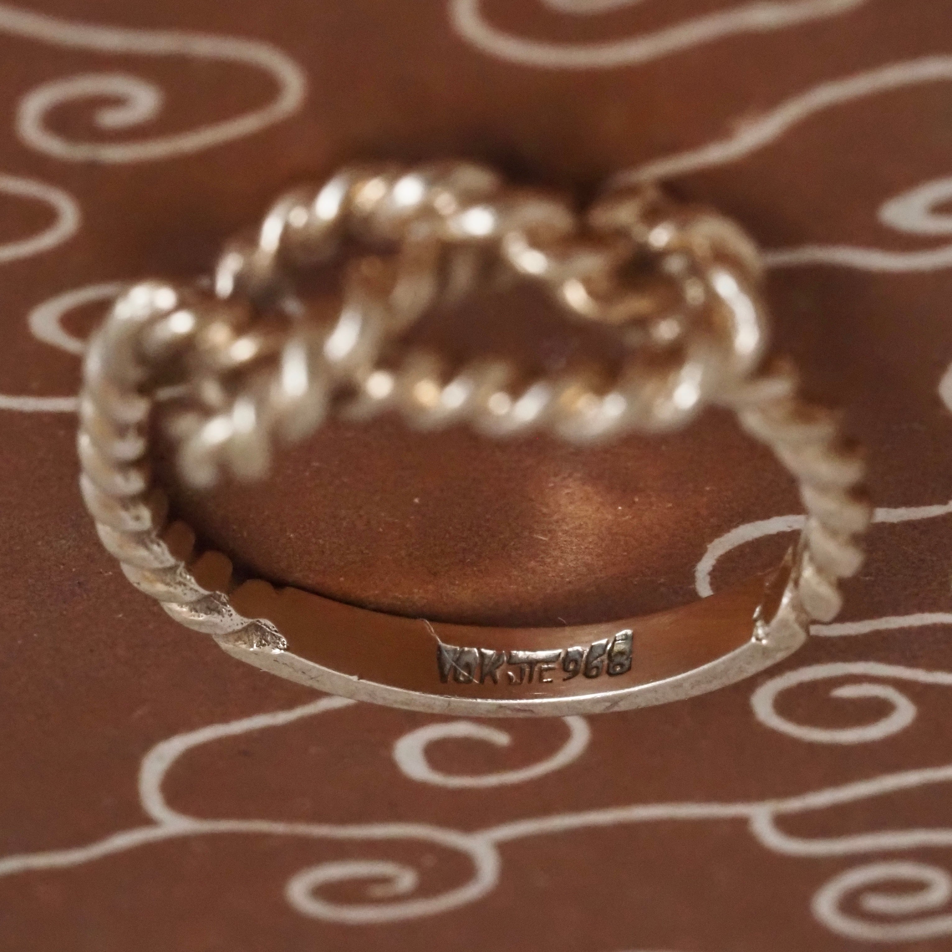 Vintage Twisted Knot 10k Gold Ring