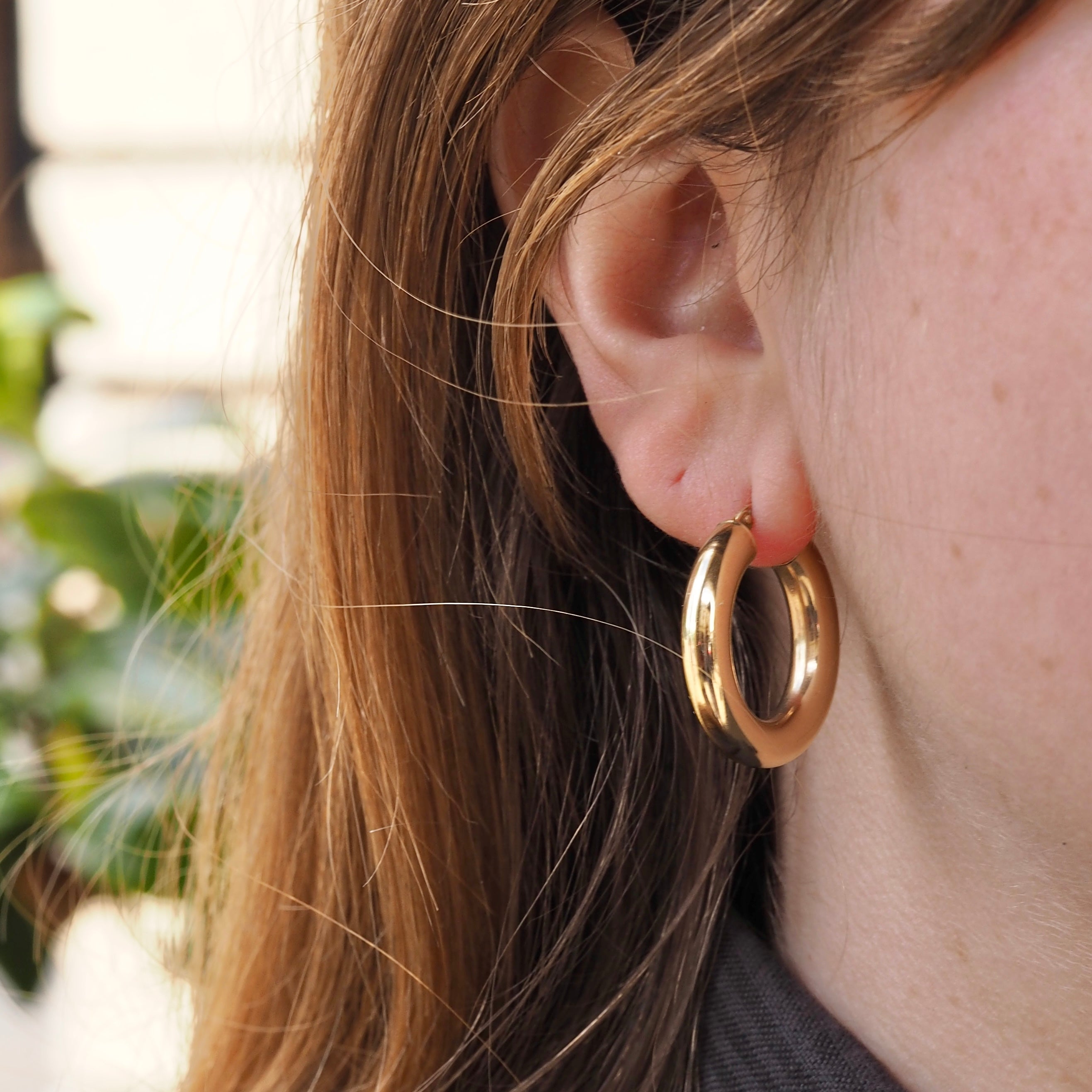 Vintage Gold Hoops