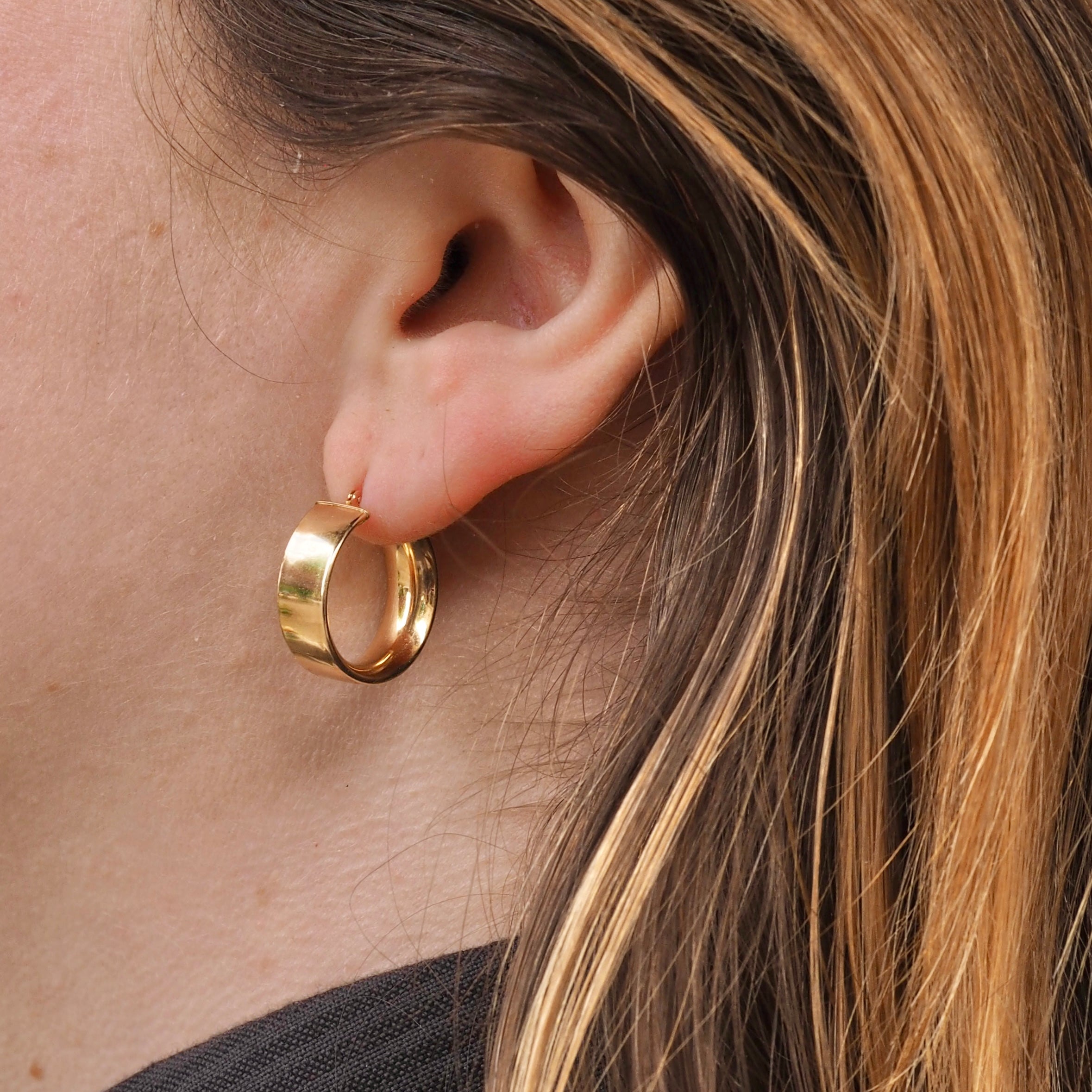 Vintage Gold Hoops