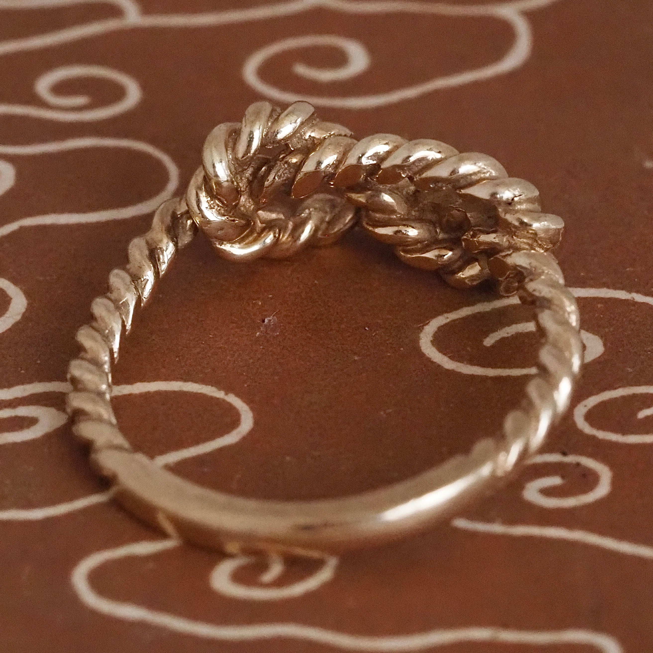 Vintage Twisted Knot 10k Gold Ring