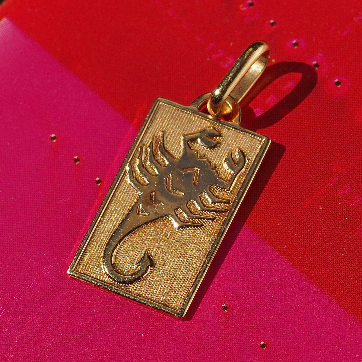 Vintage Italian 18k Gold Scorpio Pendant