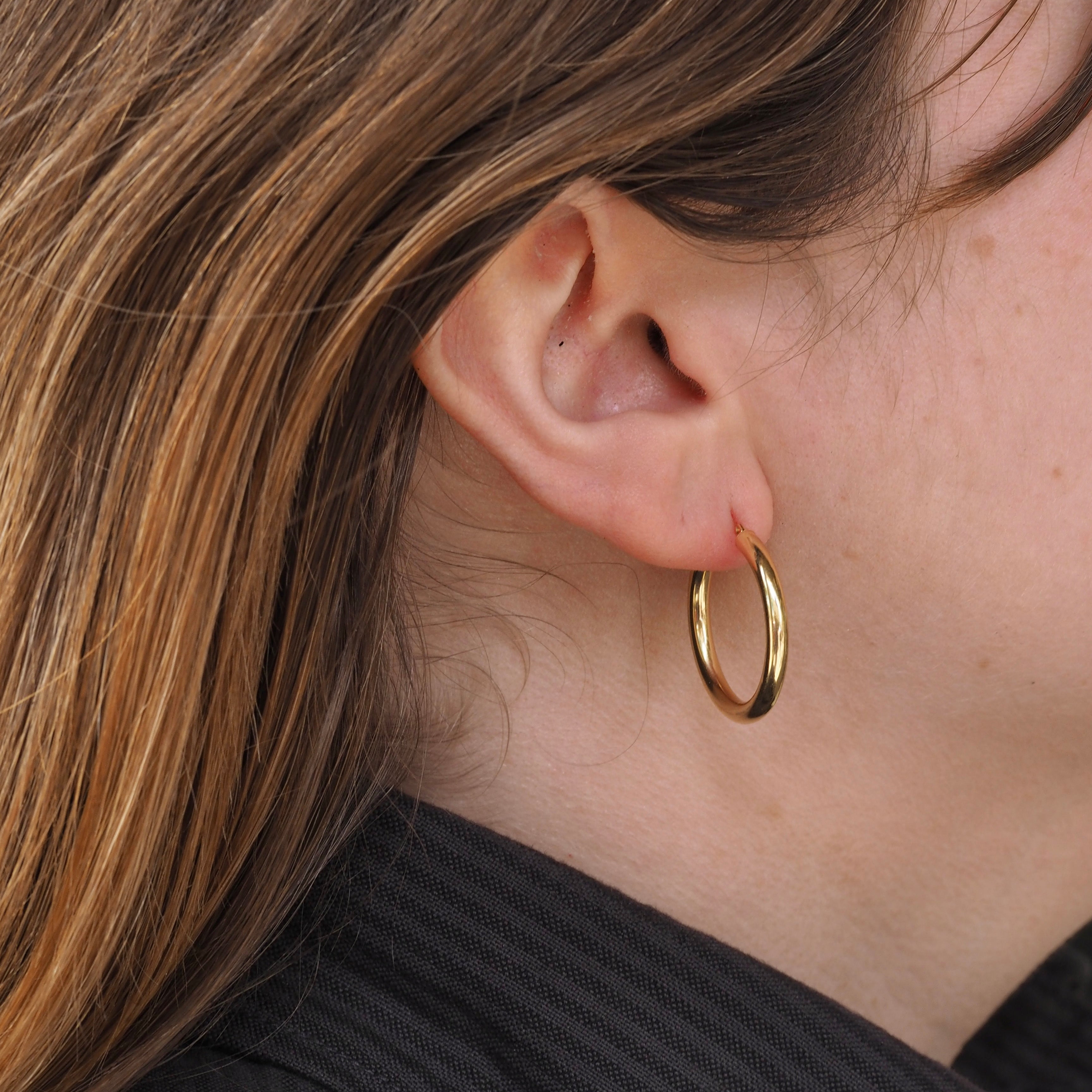 Vintage Gold Hoops
