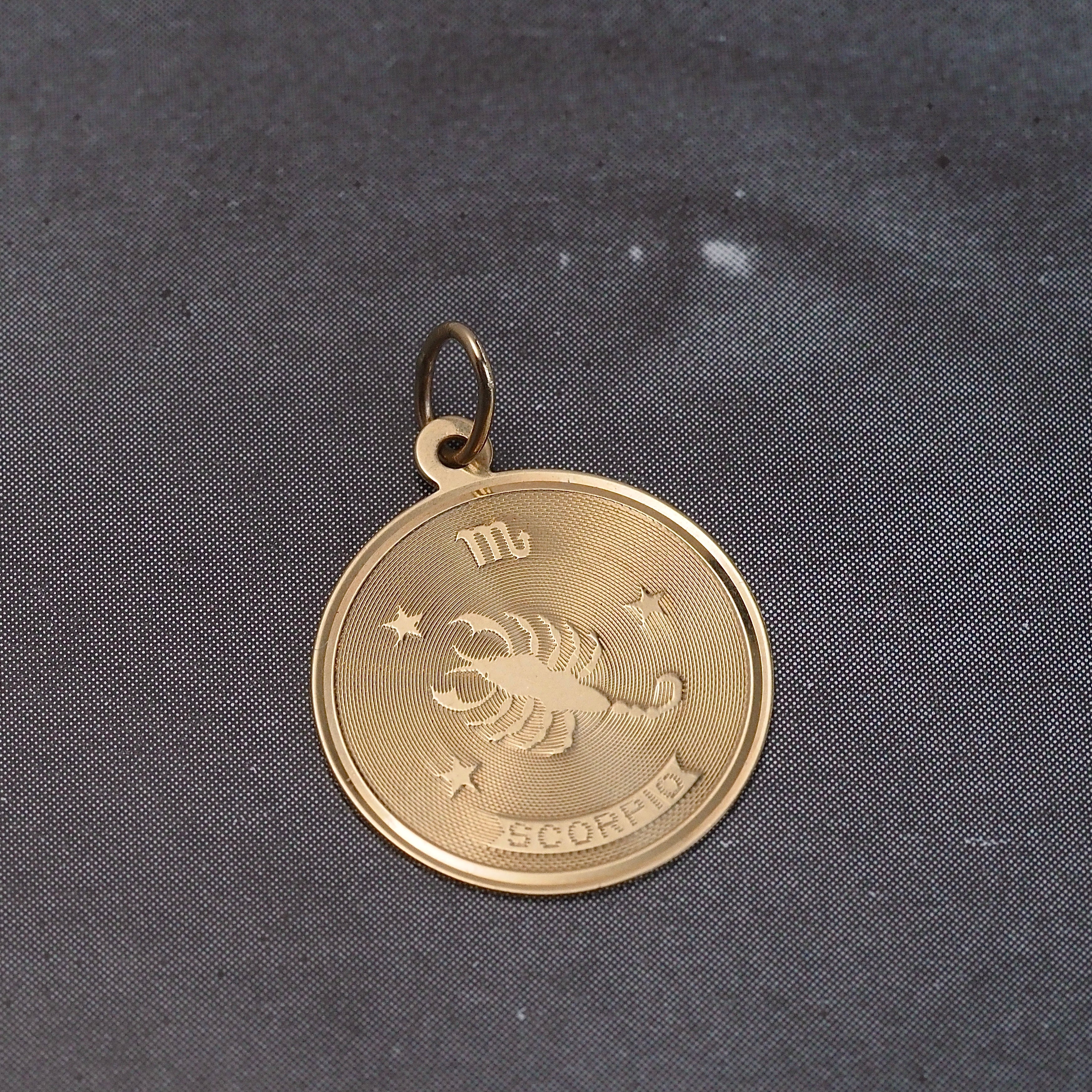 Vintage Scorpio 14k Gold Charm