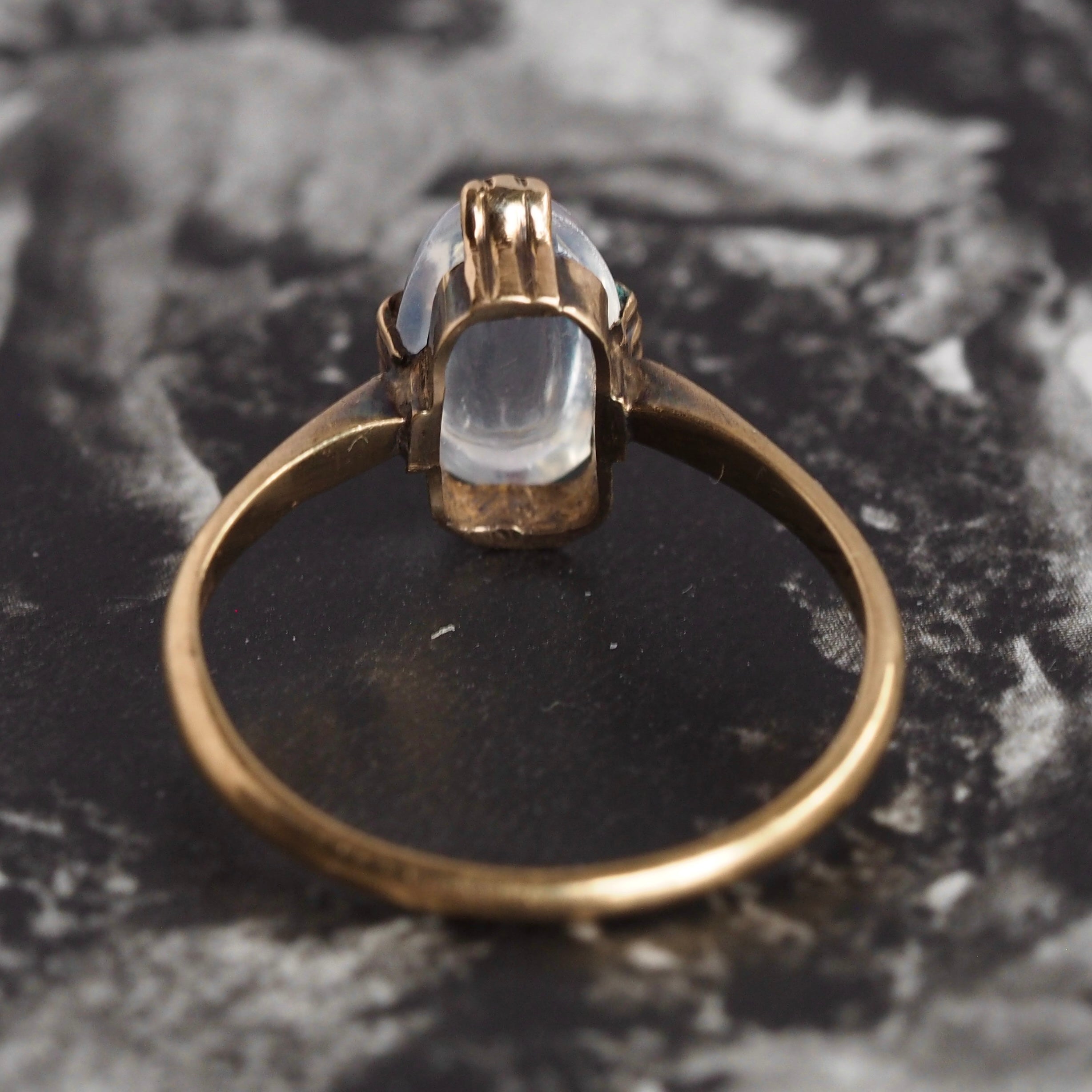 Antique 14k Gold Moonstone Ring