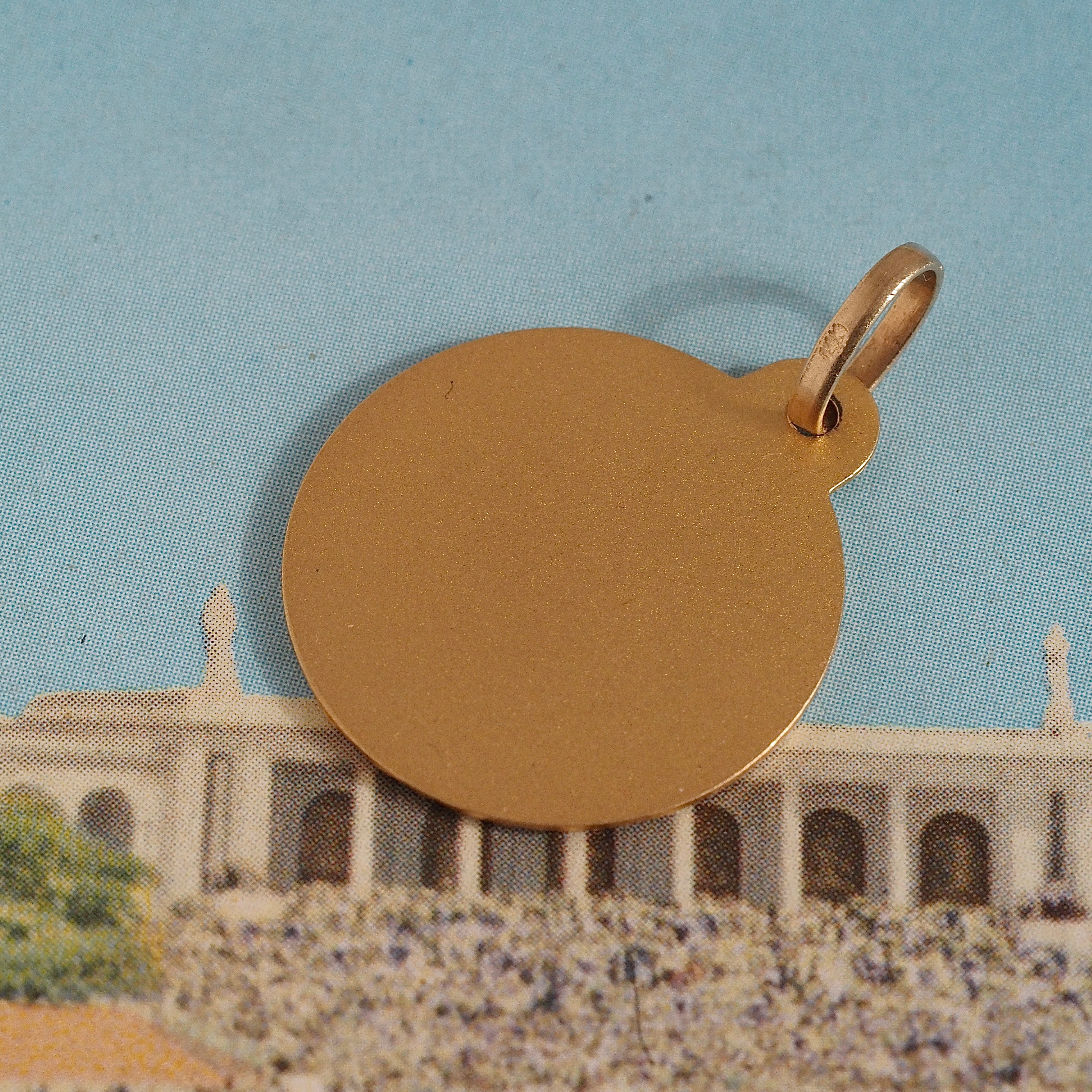 Vintage Gemini 14k Gold Charm Pendant