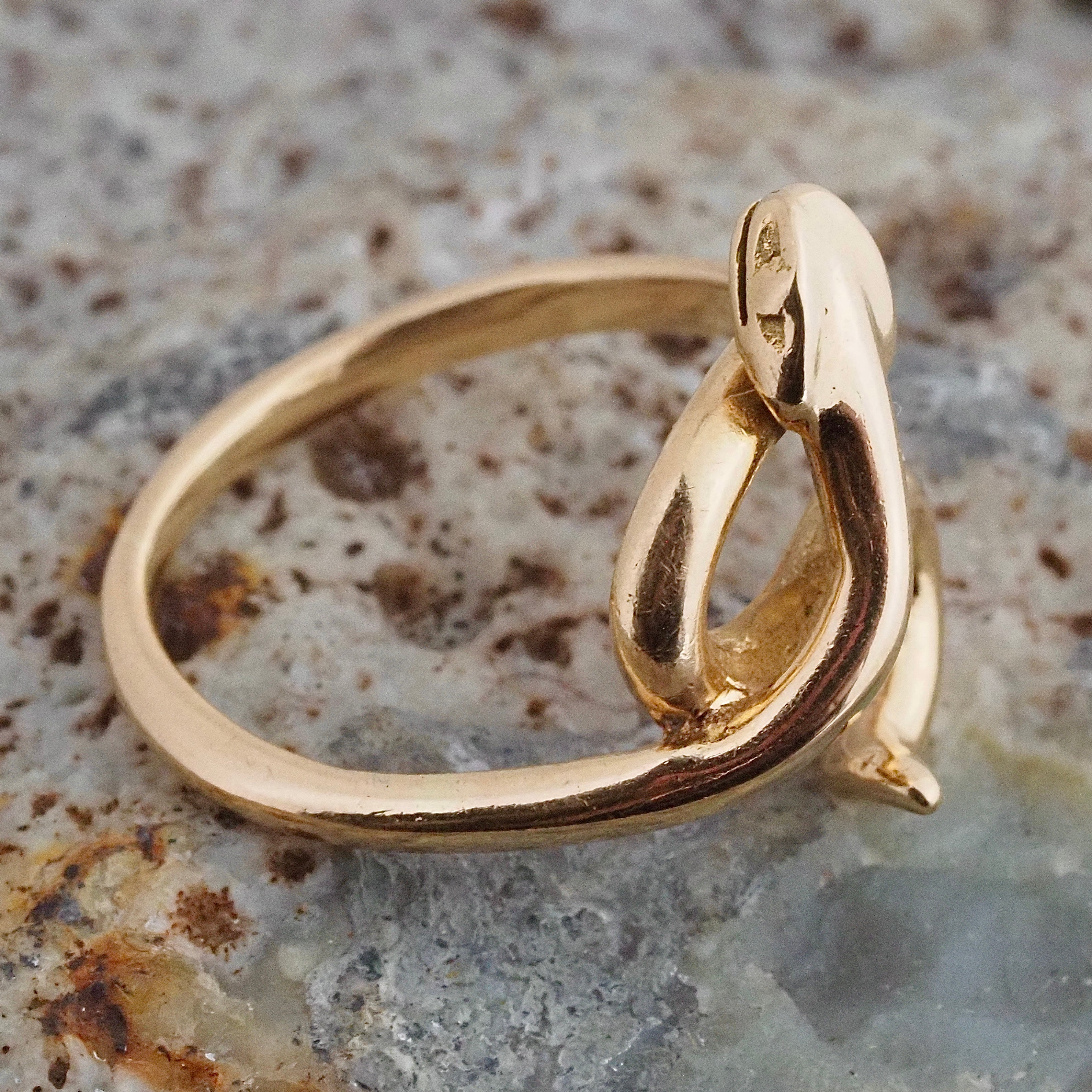 Vintage 14k Gold Snake Ring