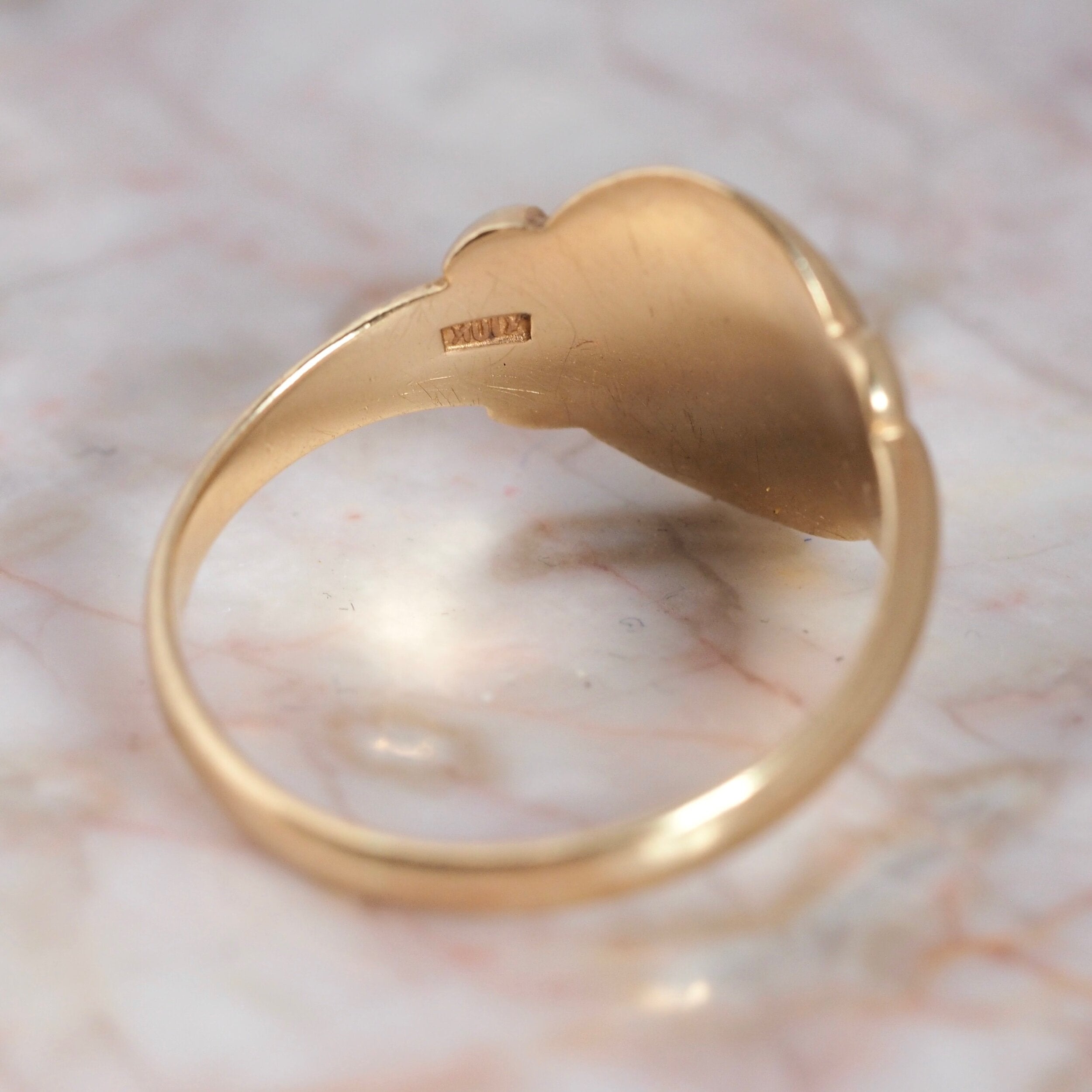 Antique 10k Signet Ring