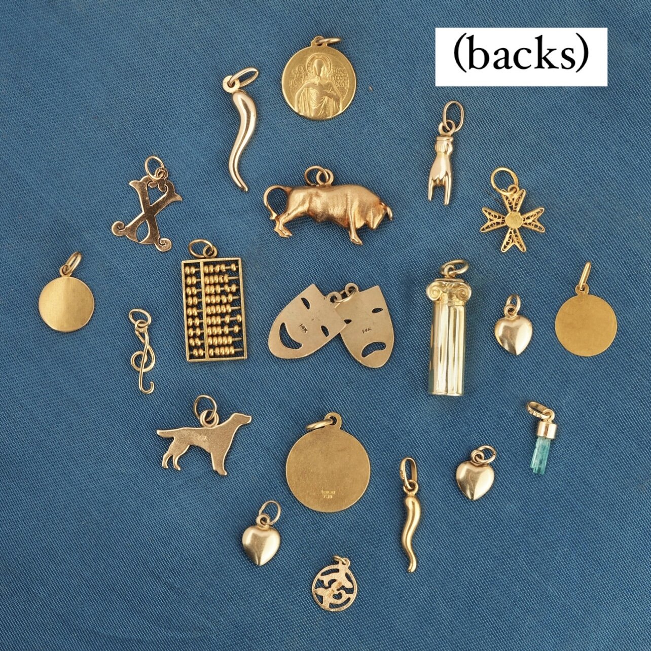 Antique and Vintage Gold Charms