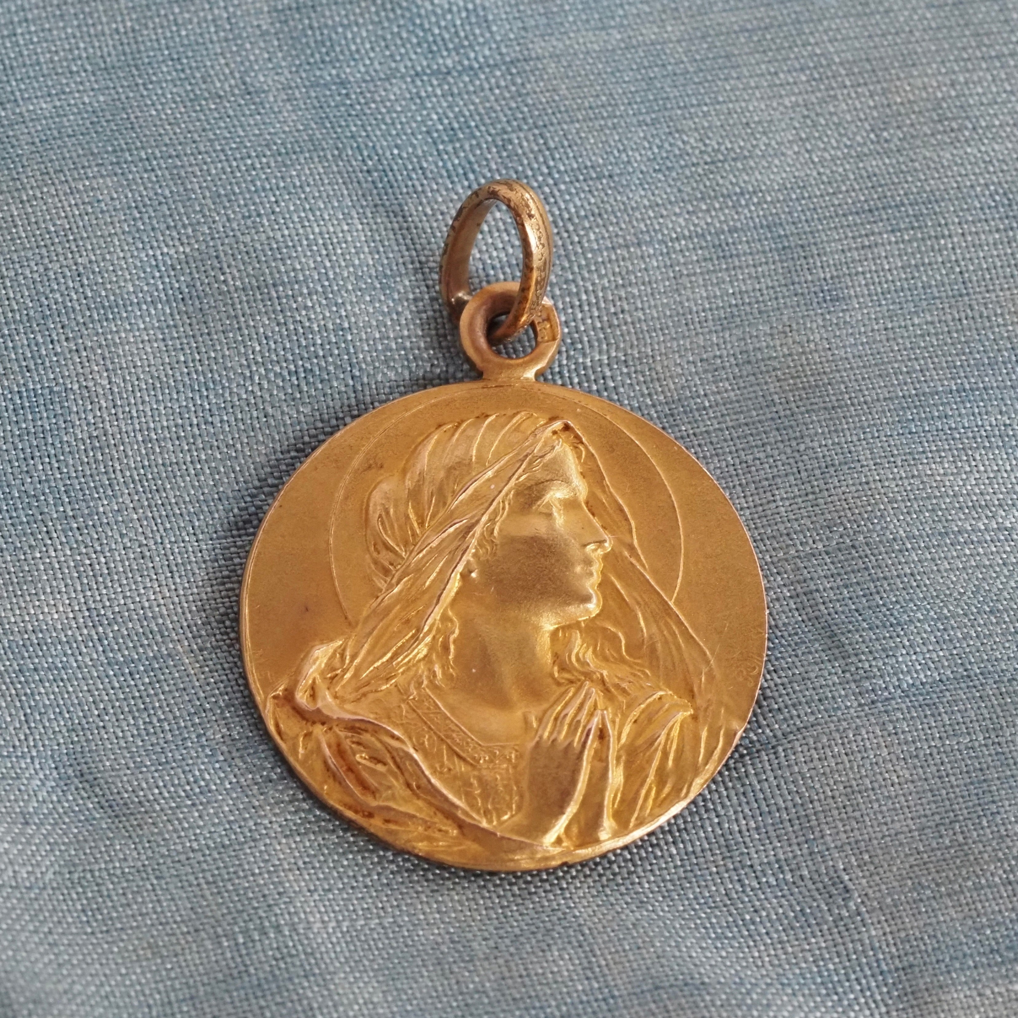 Antique & Vintage Gold Mary Charms
