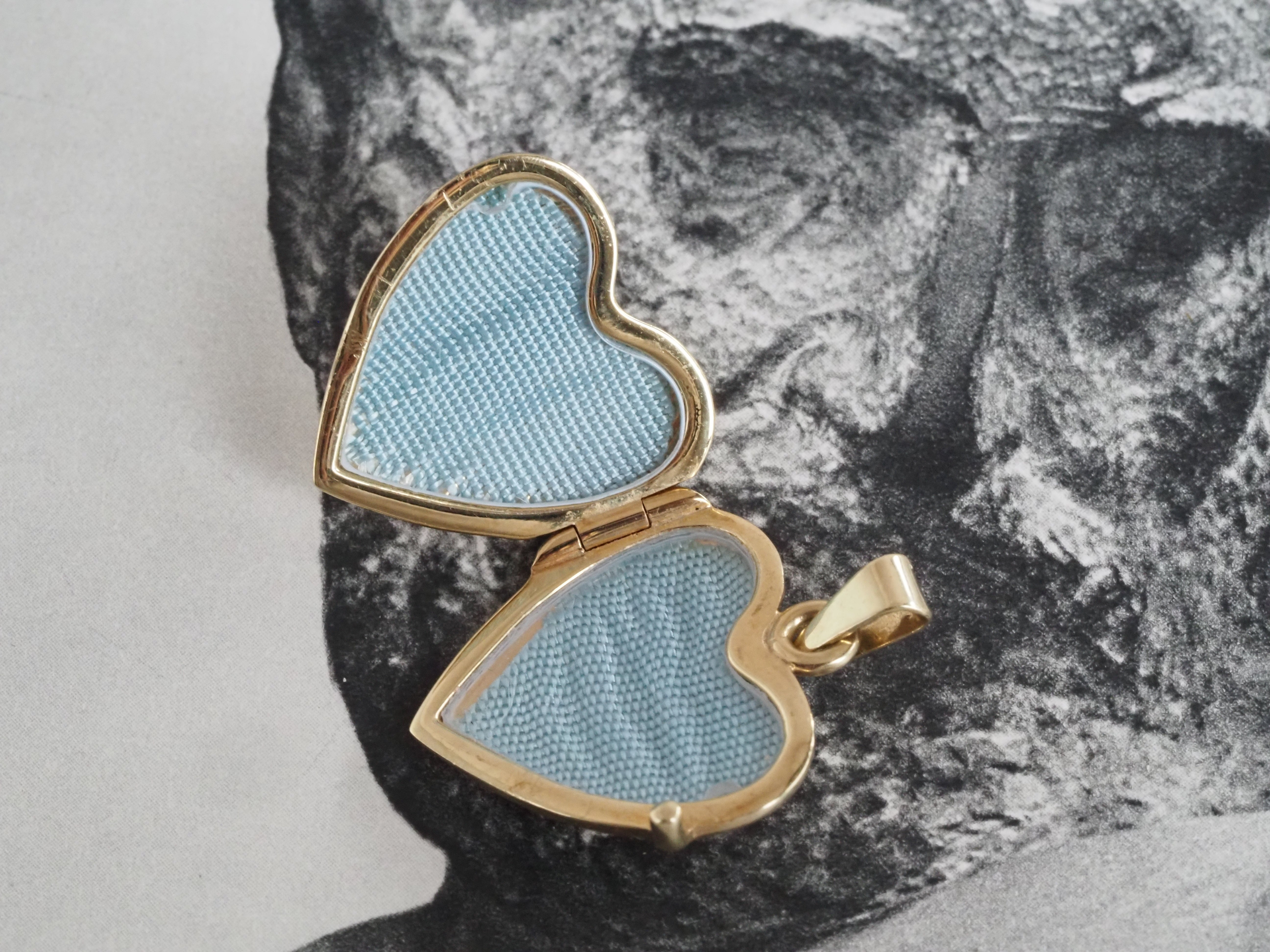 Vintage Italian 14k Gold Heart Locket