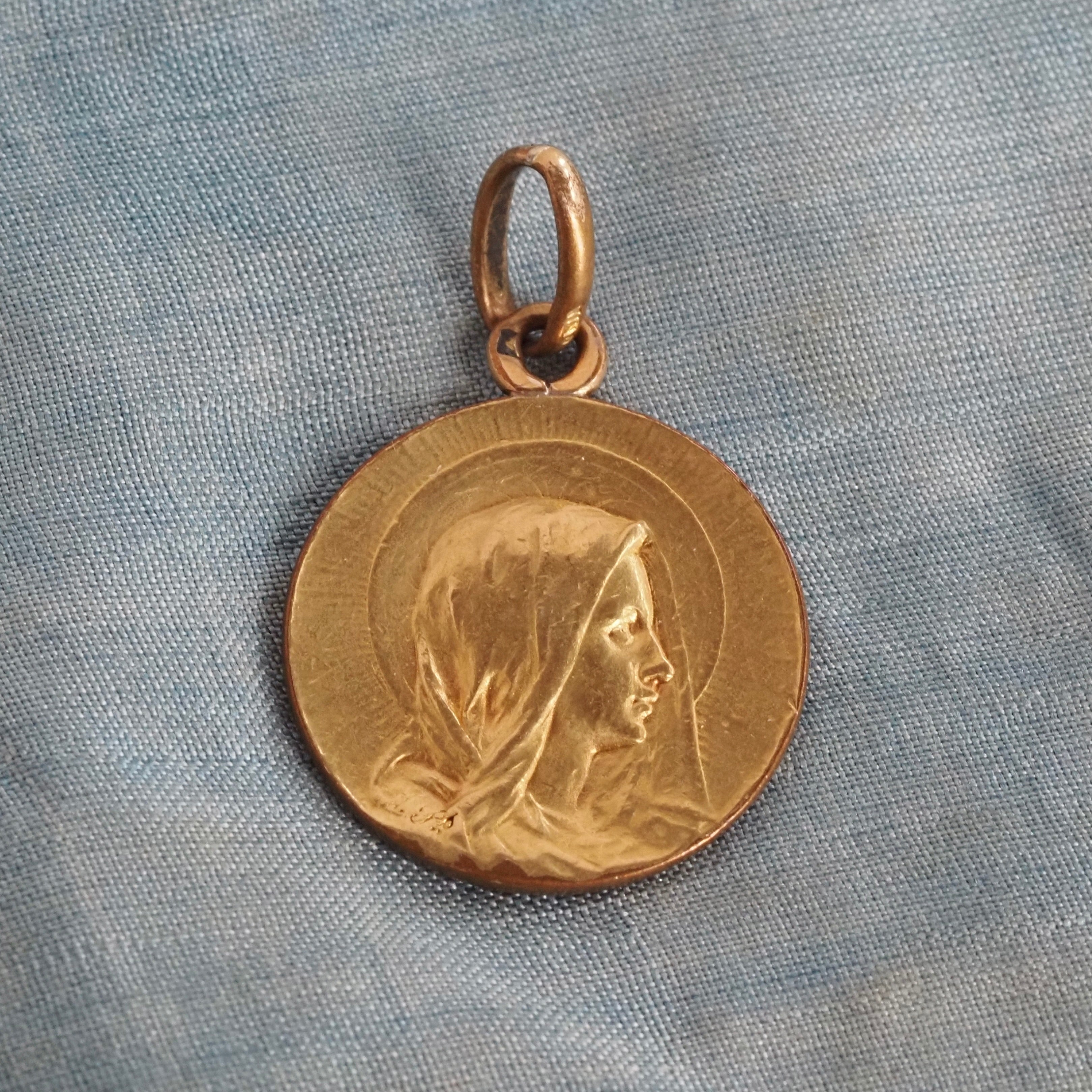 Antique & Vintage Gold Mary Charms