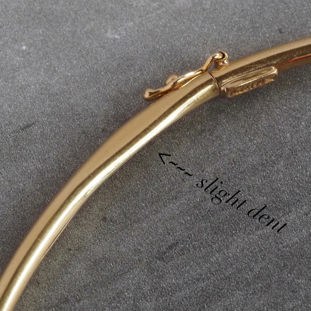 Vintage Greek 18k Gold Collar Necklace