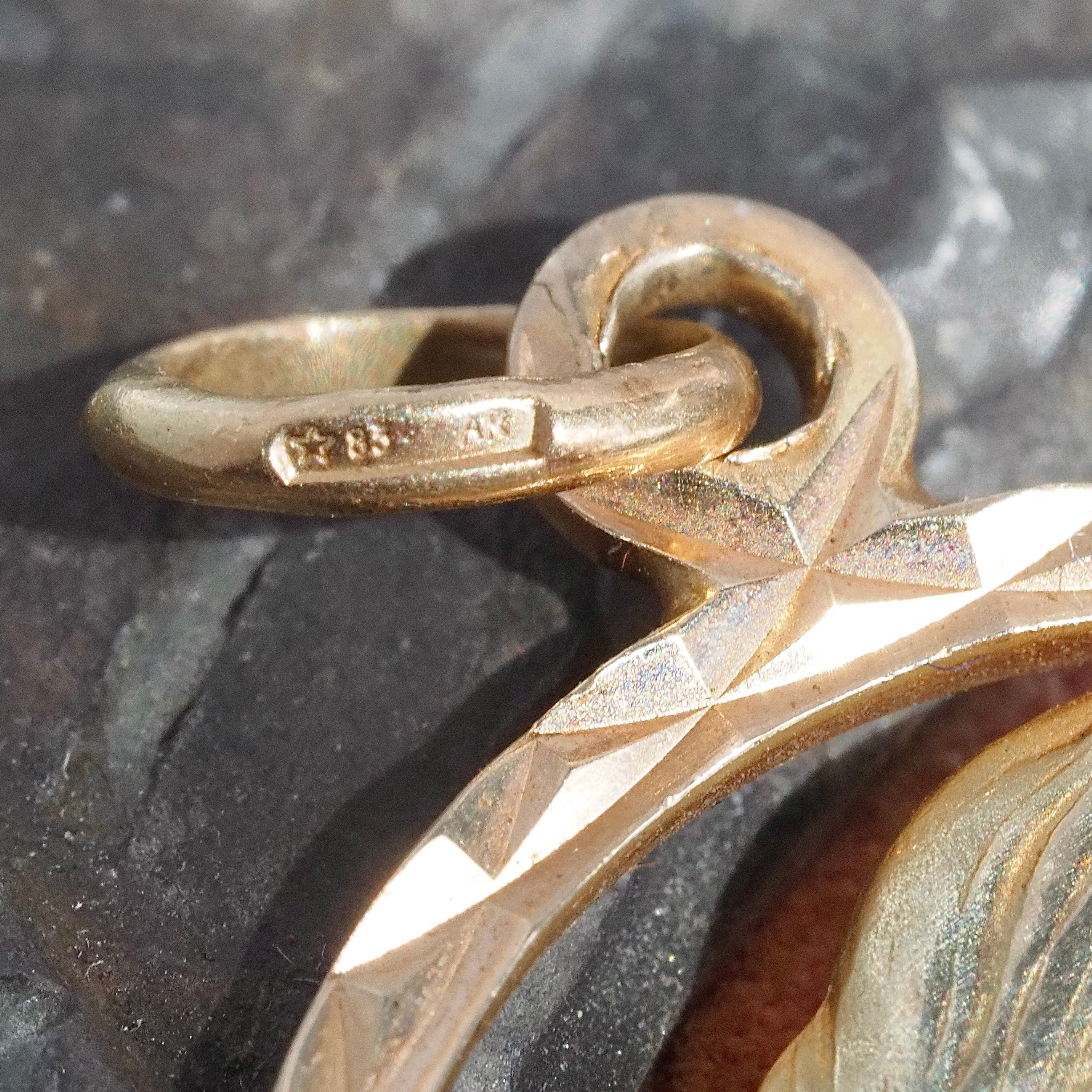 Vintage Italian Fortuna 14k Gold Pendant