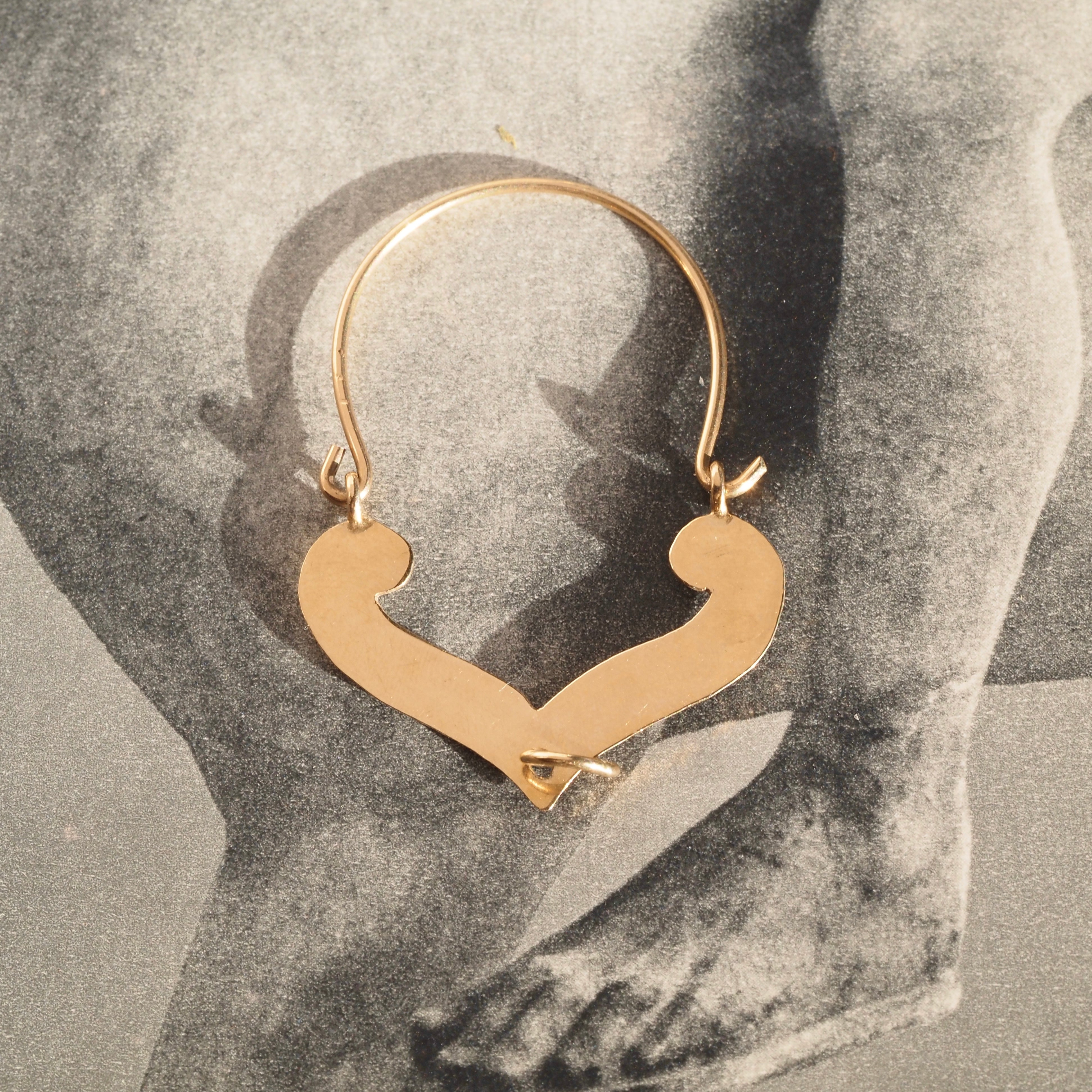 Vintage 14k Gold Charm Holder