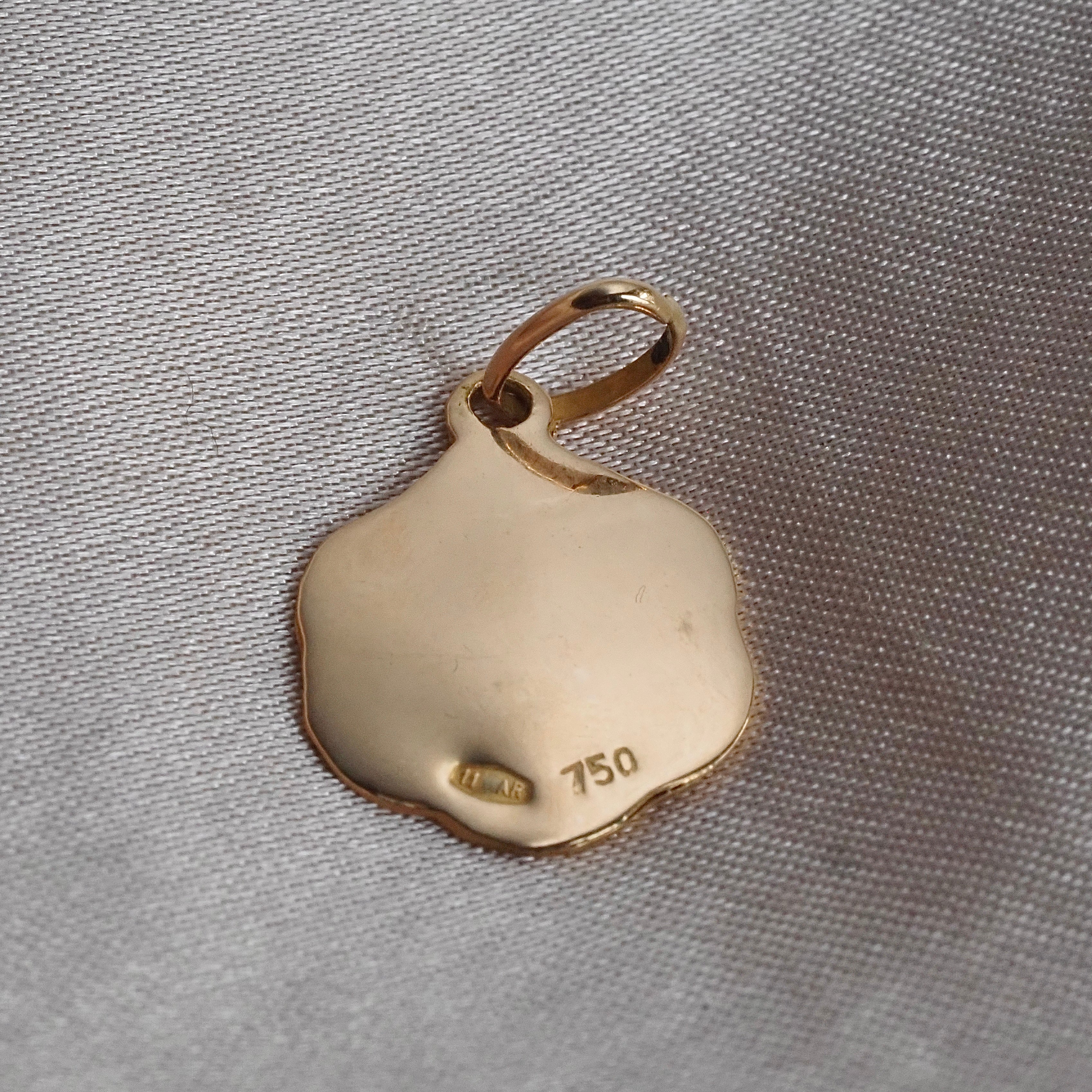 Vintage Italian 18k Gold Cherub Charm