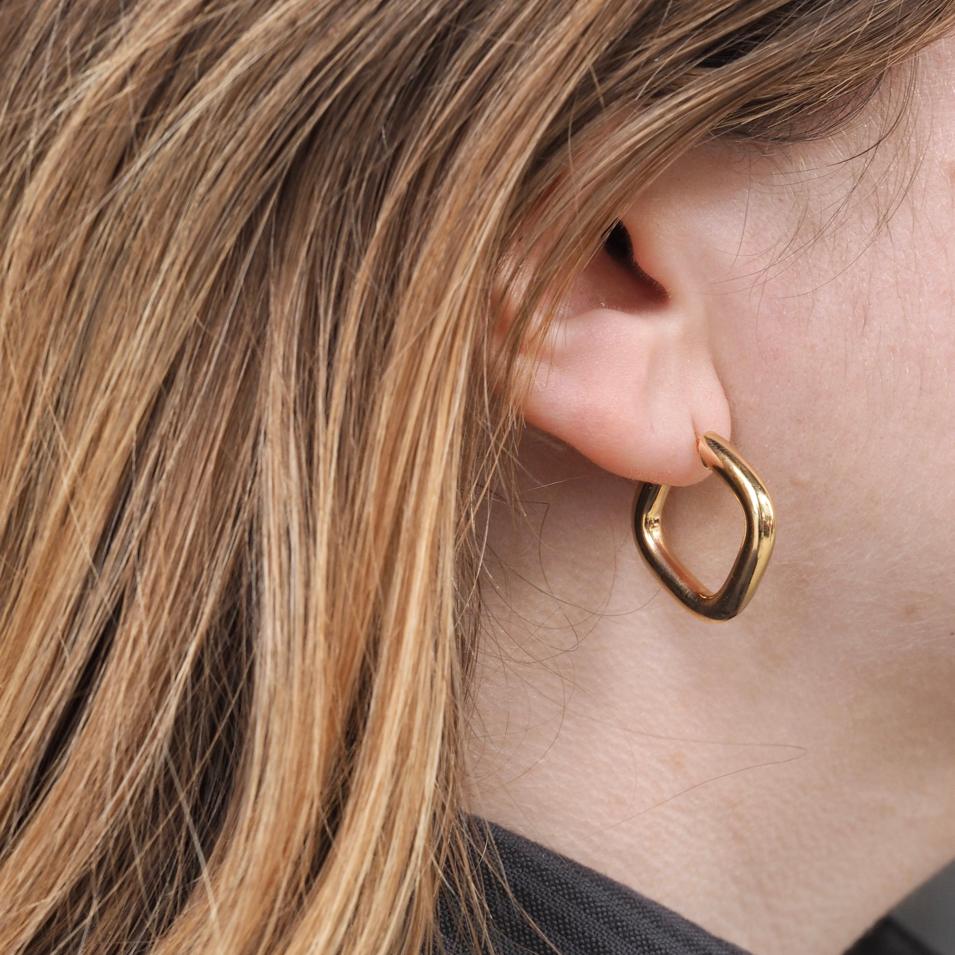 Vintage Gold Hoops