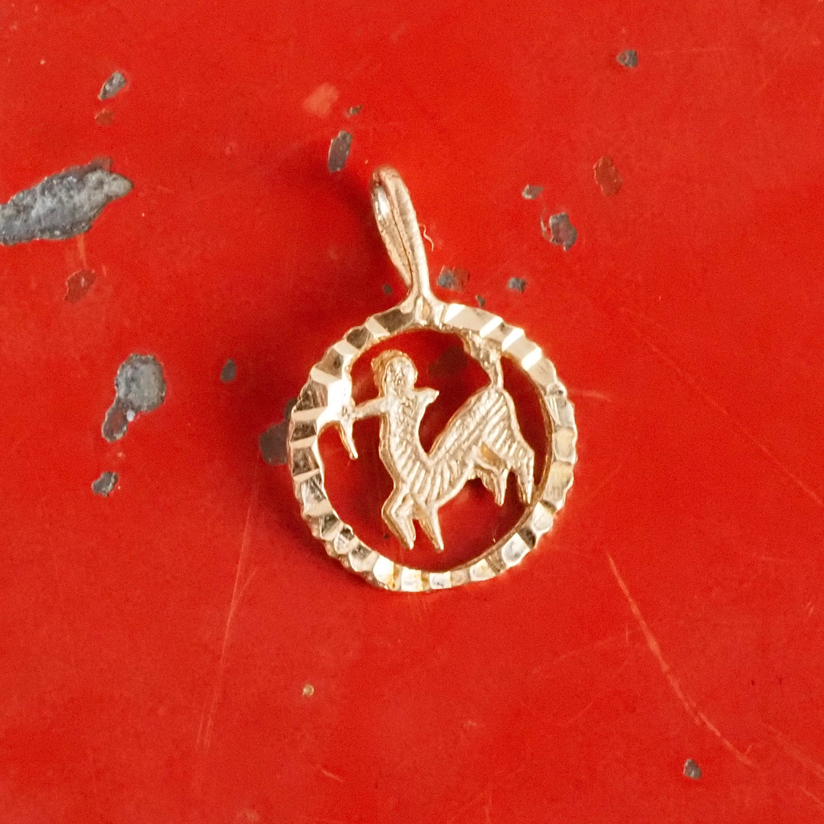 Vintage 14k Gold Sagittarius Charm