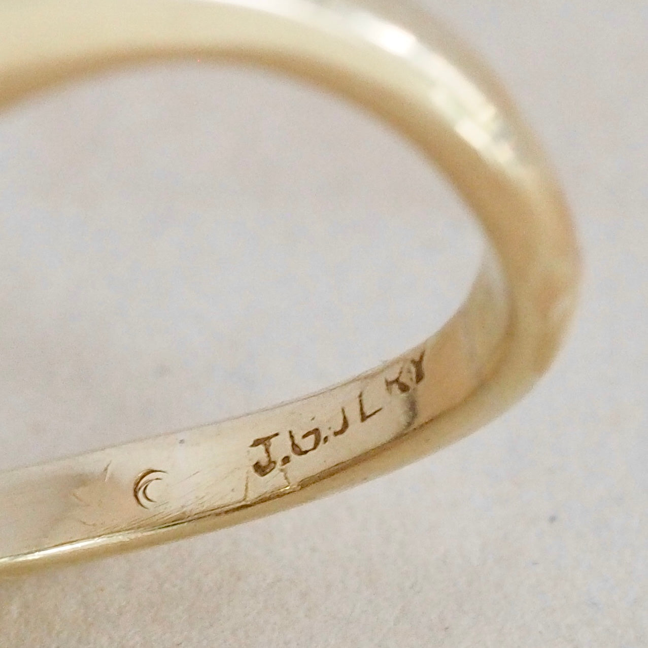 Vintage 14k Gold and Platinum Diamond Bow Ring