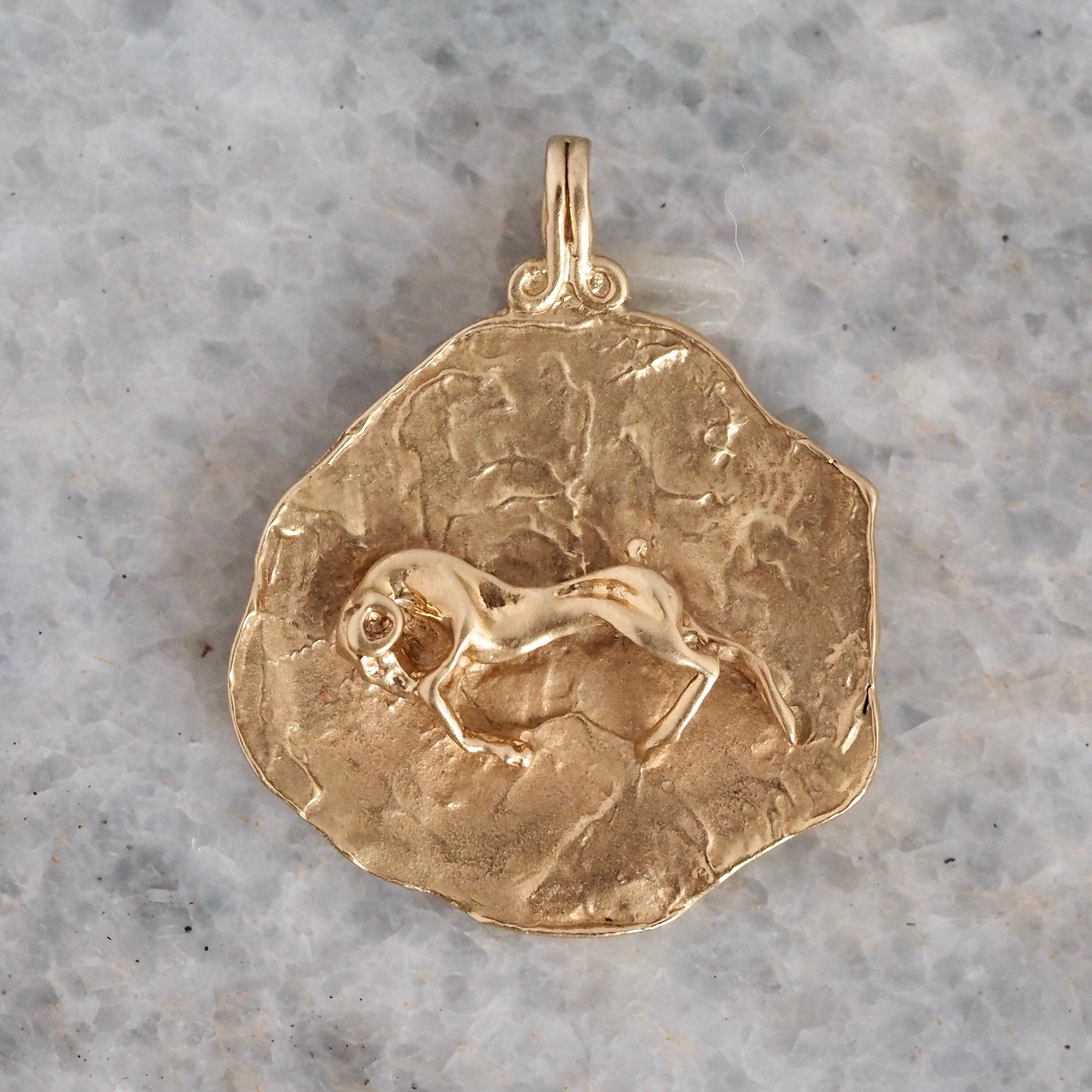 Mid-Century Modern Brutalist Aries Pendant