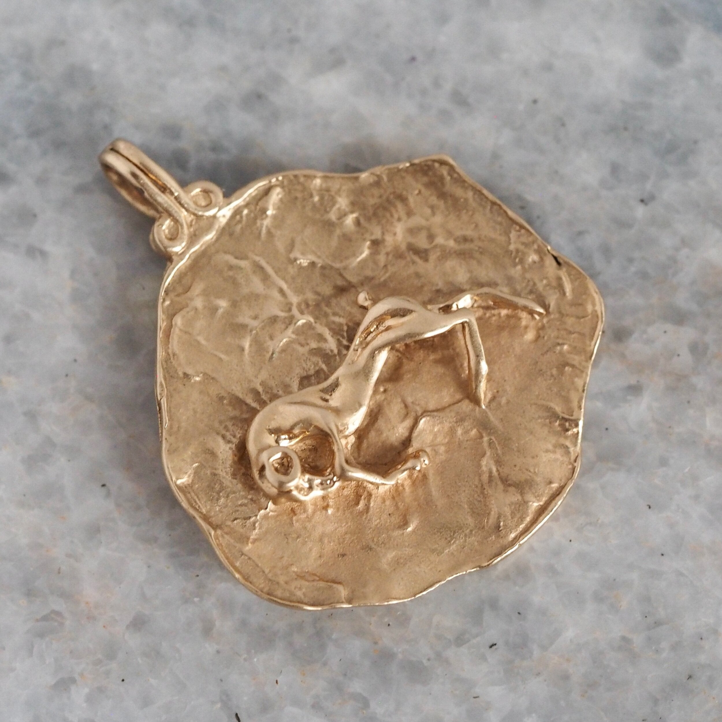 Mid-Century Modern Brutalist Aries Pendant