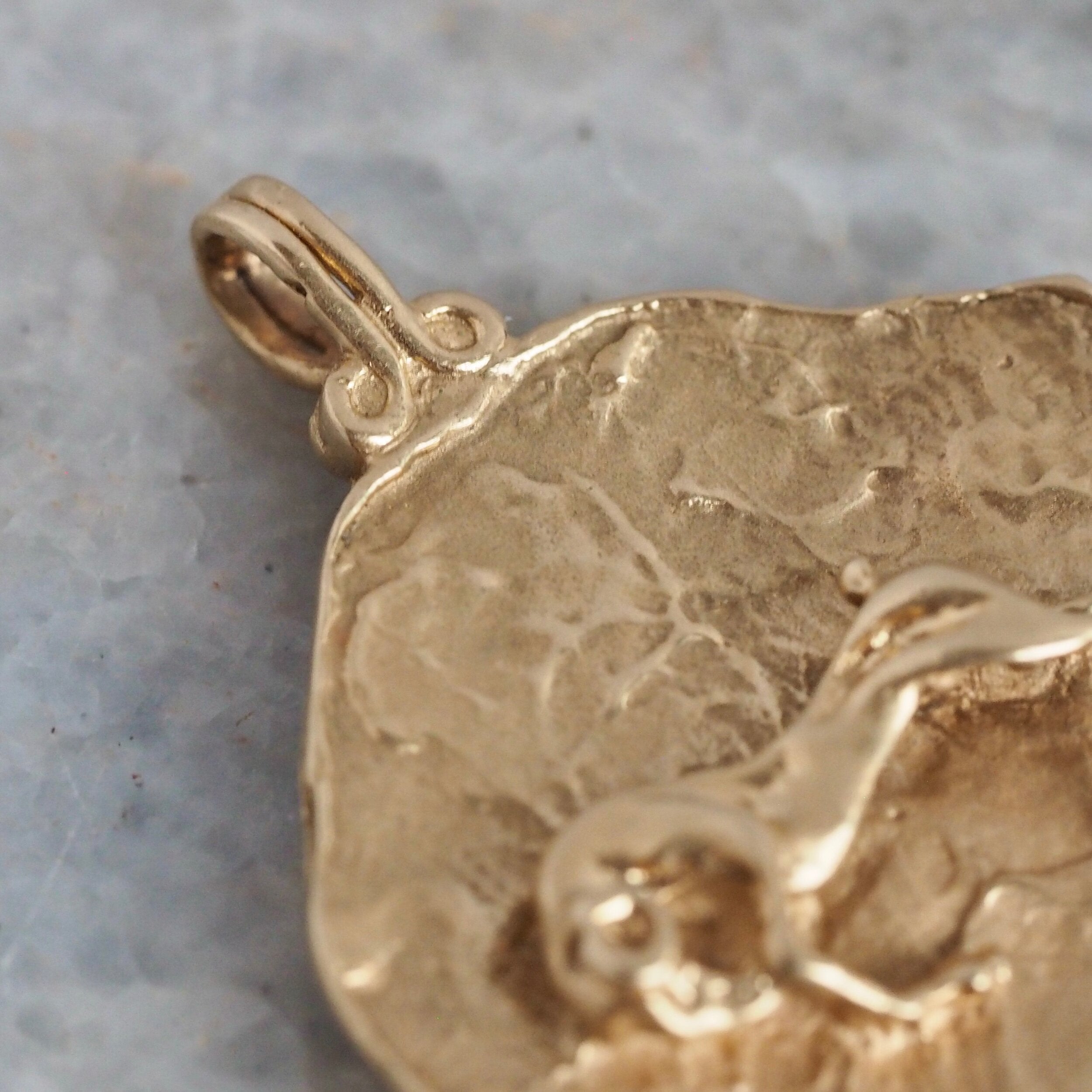 Mid-Century Modern Brutalist Aries Pendant