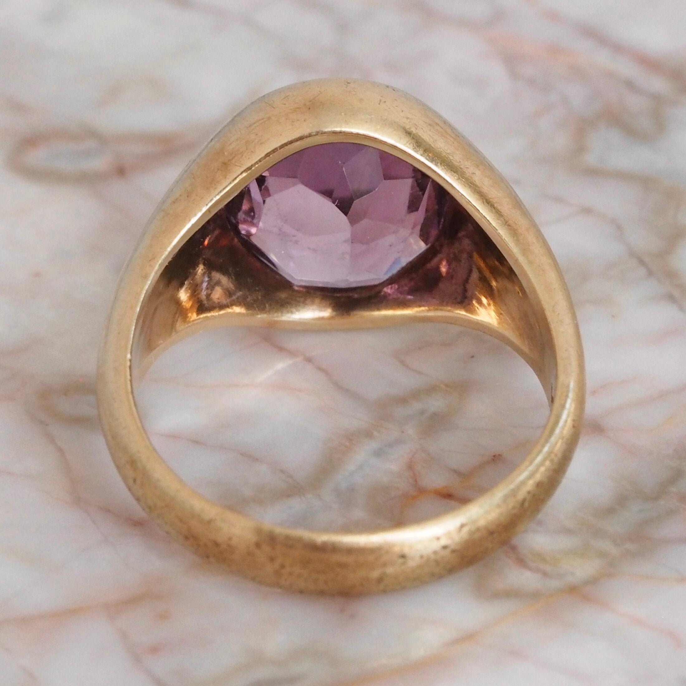 Vintage 14k Gold Amethyst Ring
