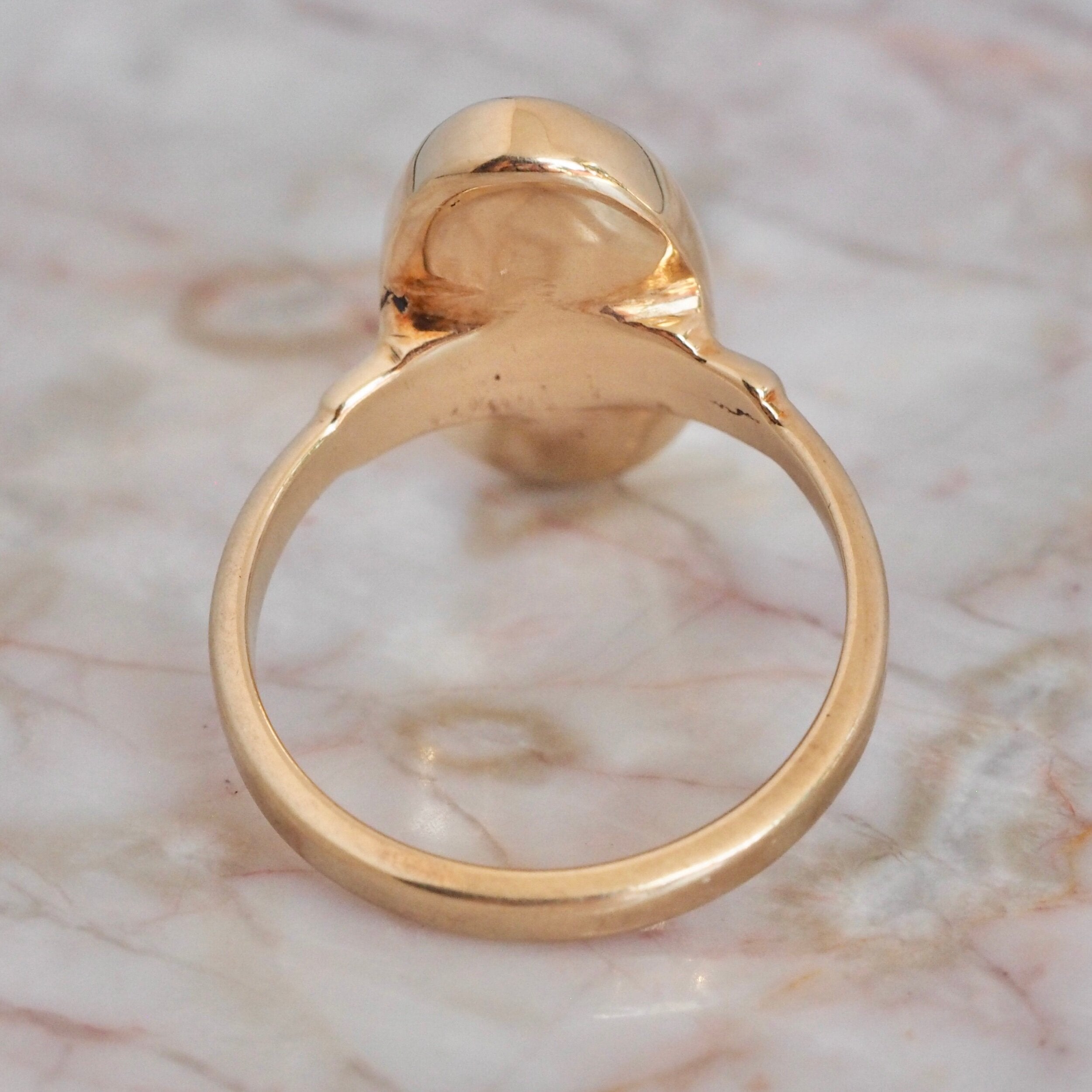 Vintage 14k Gold Lapis Ring