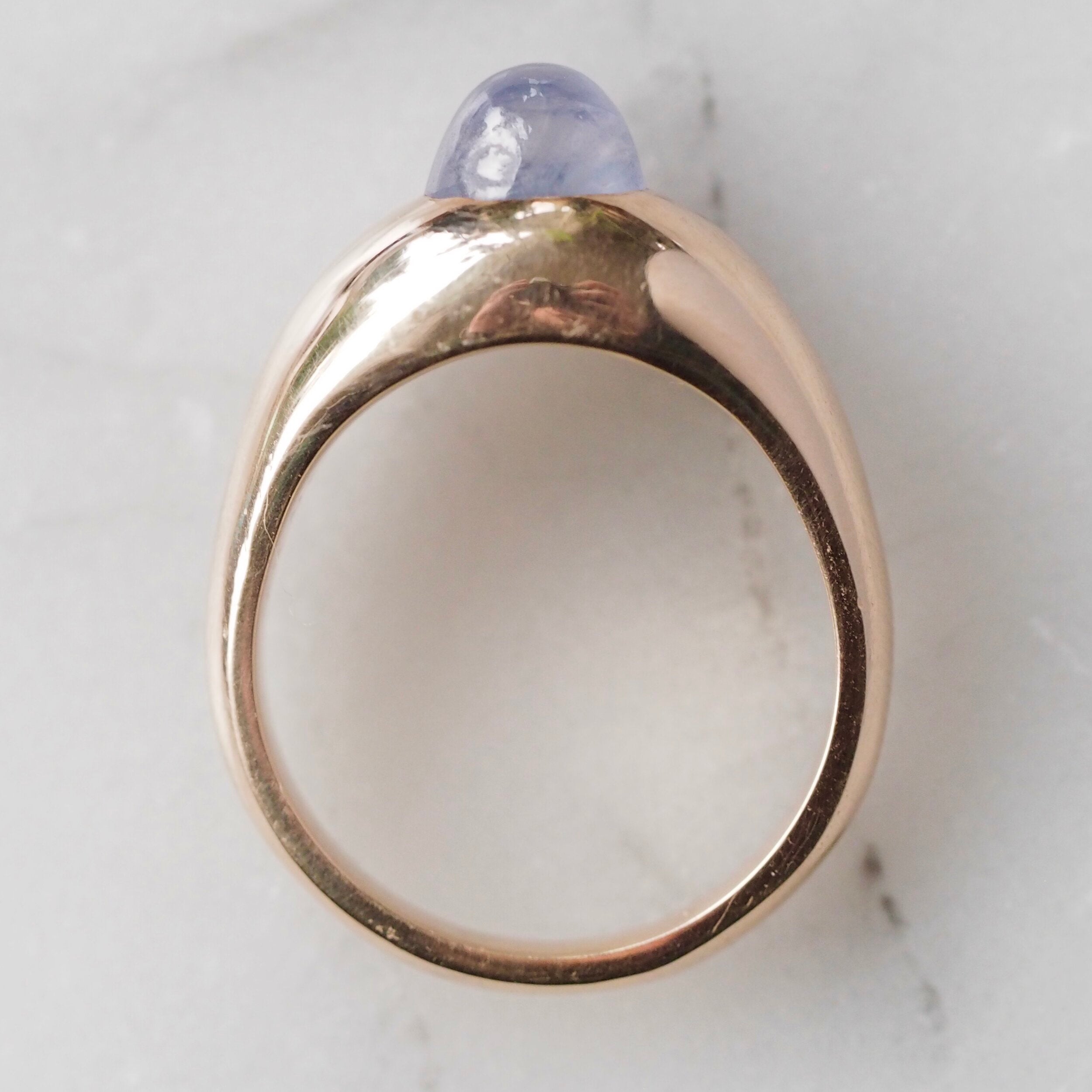 Vintage 14k Gold Natural Lavender Star Sapphire Ring